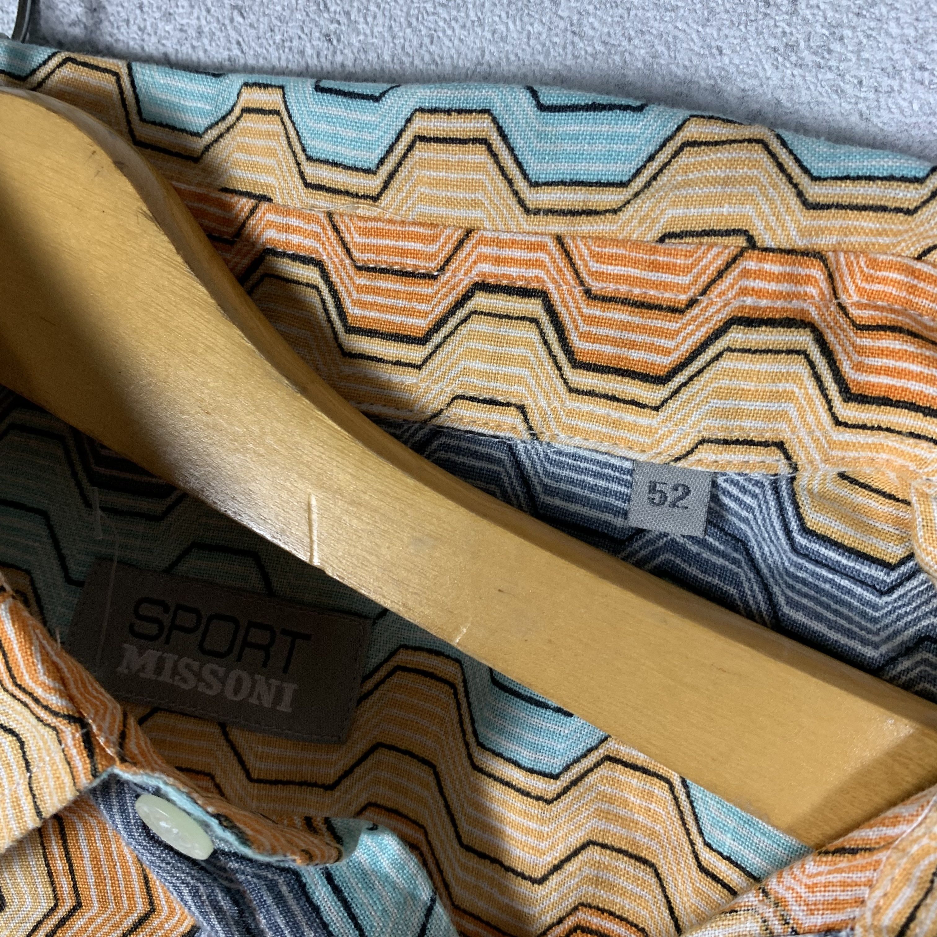 Missoni Vintage Missoni 3D Pattern Shirt Size US S / EU 44-46 / 1 - 6 Thumbnail