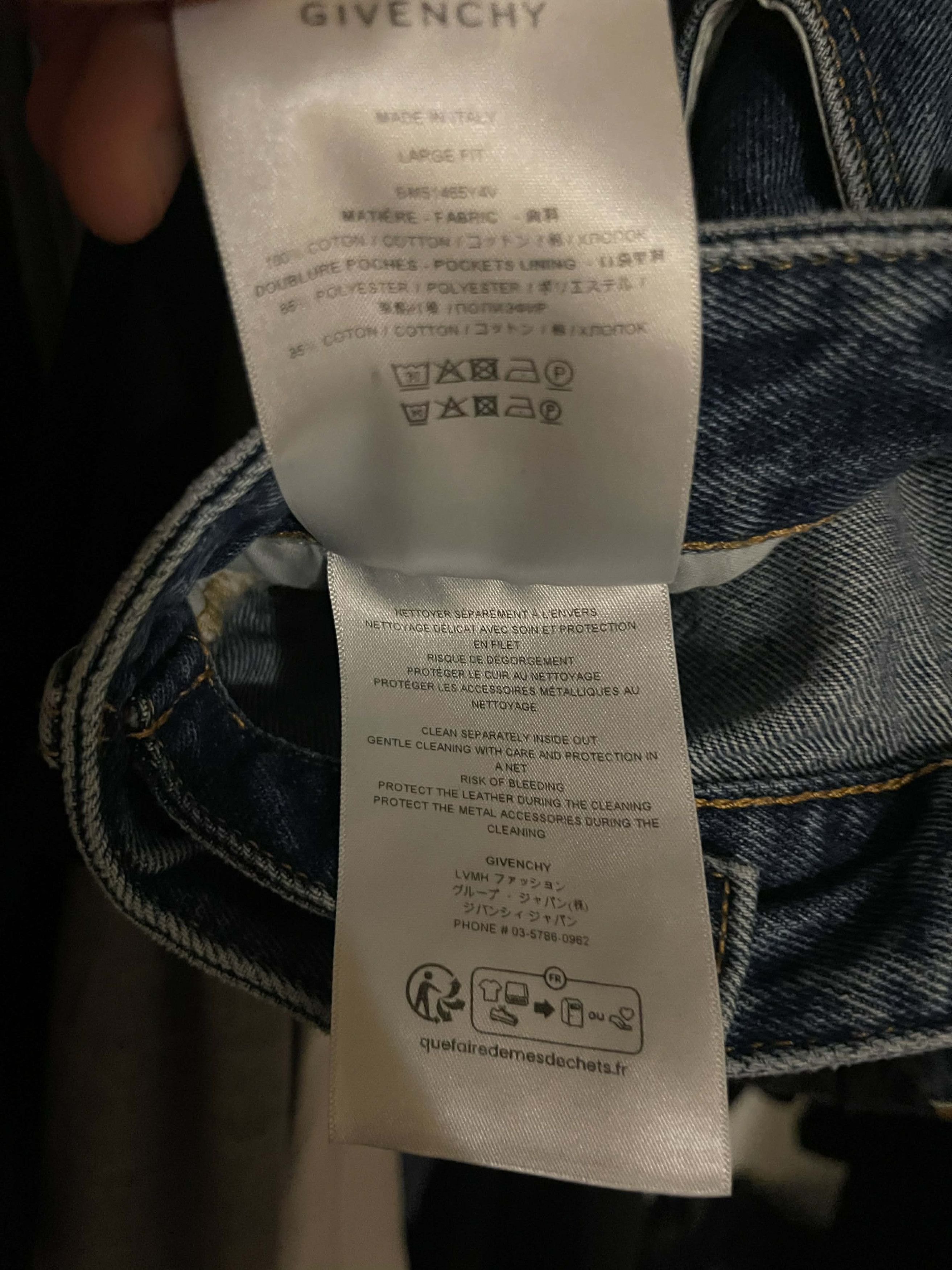 Givenchy Givenchy Blue Low Crotch Jeans Size US 30 / EU 46 - 7 Thumbnail