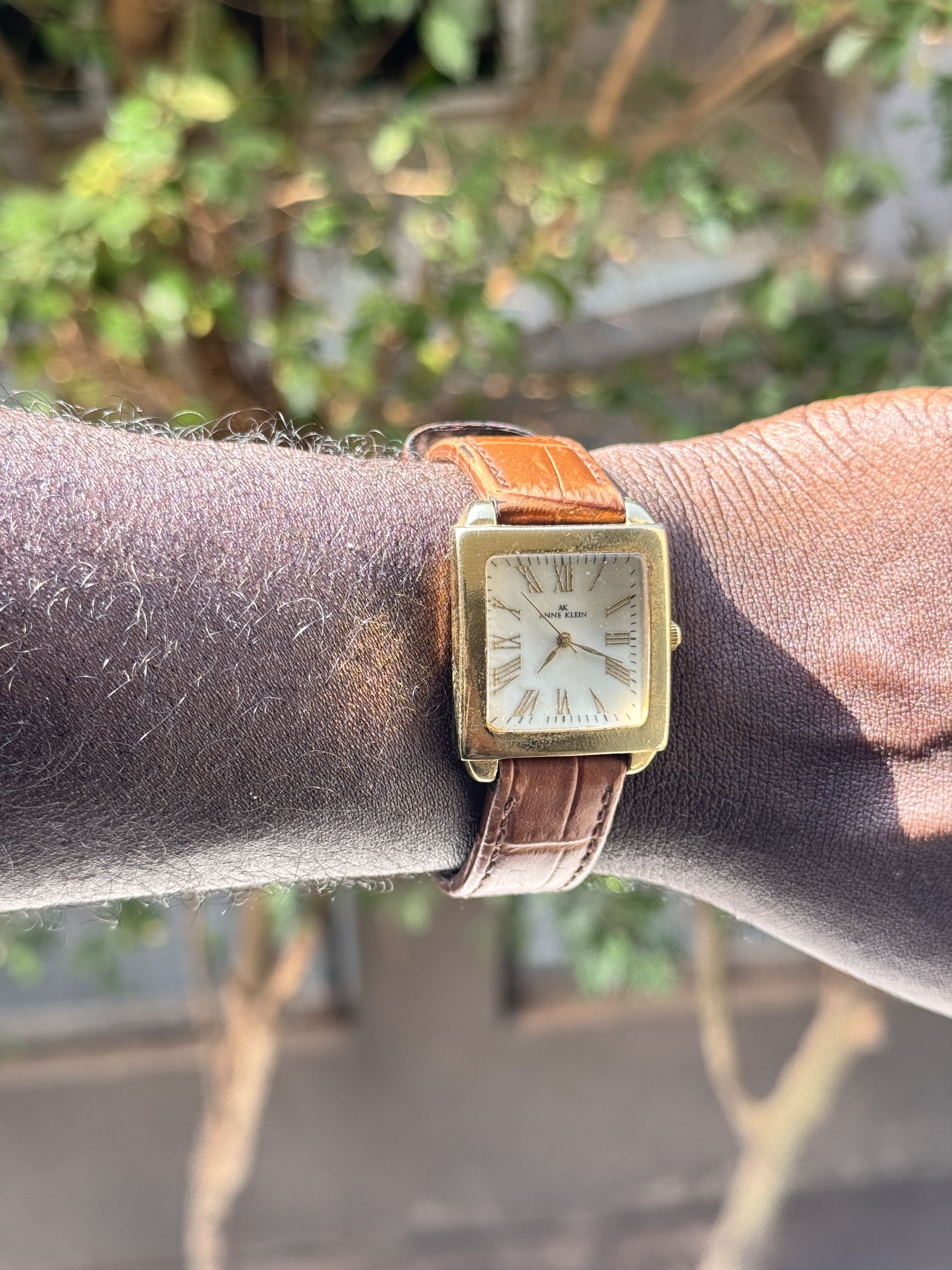 Anne Klein Anne Klein gold tone vintage square watching Size ONE SIZE - 3 Thumbnail