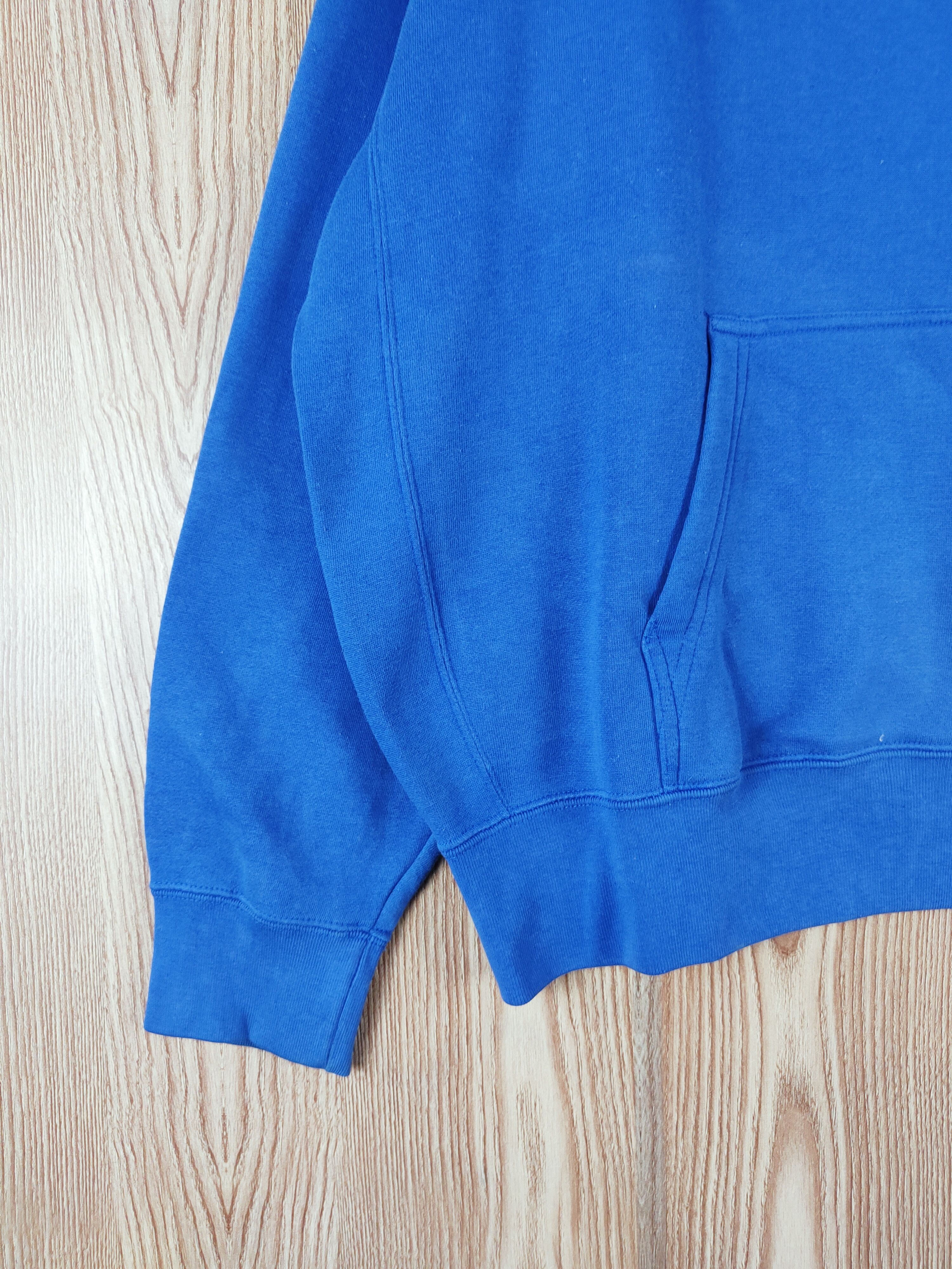 Japanese Brand × Vintage Vintage 💥 United Athle Blue Hoodie Sweatshirts Size US XL / EU 56 / 4 - 4 Thumbnail