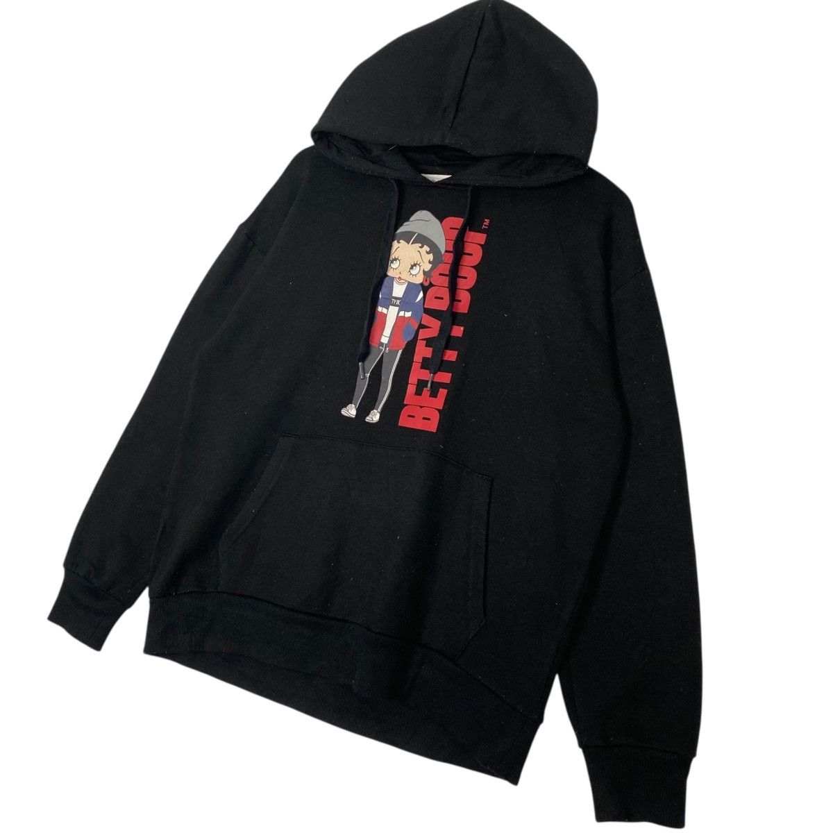 Vintage Vintage Betty Boop Printed Hoodie Sweater Black Size L Size US L / EU 52-54 / 3 - 2 Thumbnail
