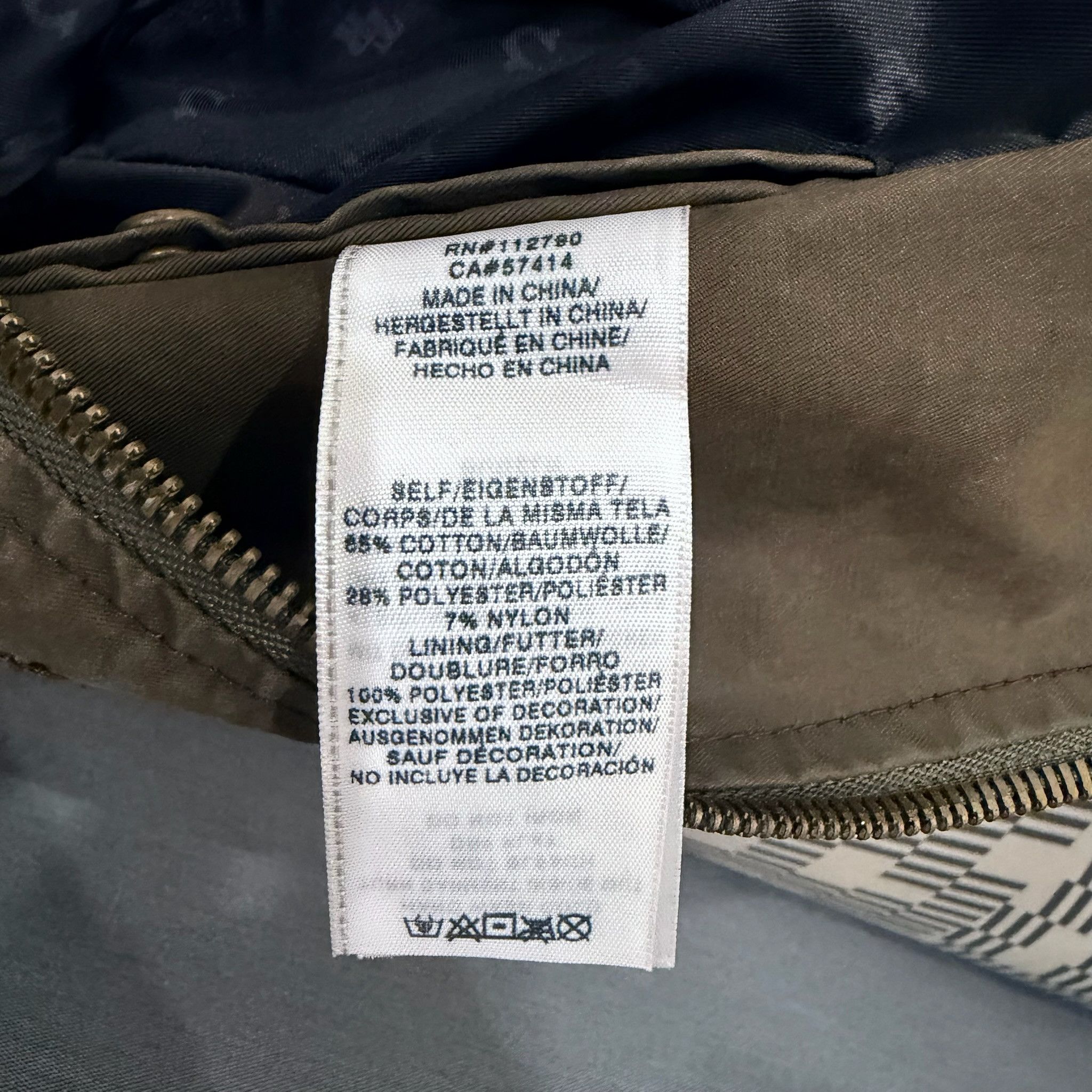 True Religion True Religion Logo Cotton Blend Olive Green Bomber Jacket Size US S / EU 44-46 / 1 - 12 Thumbnail