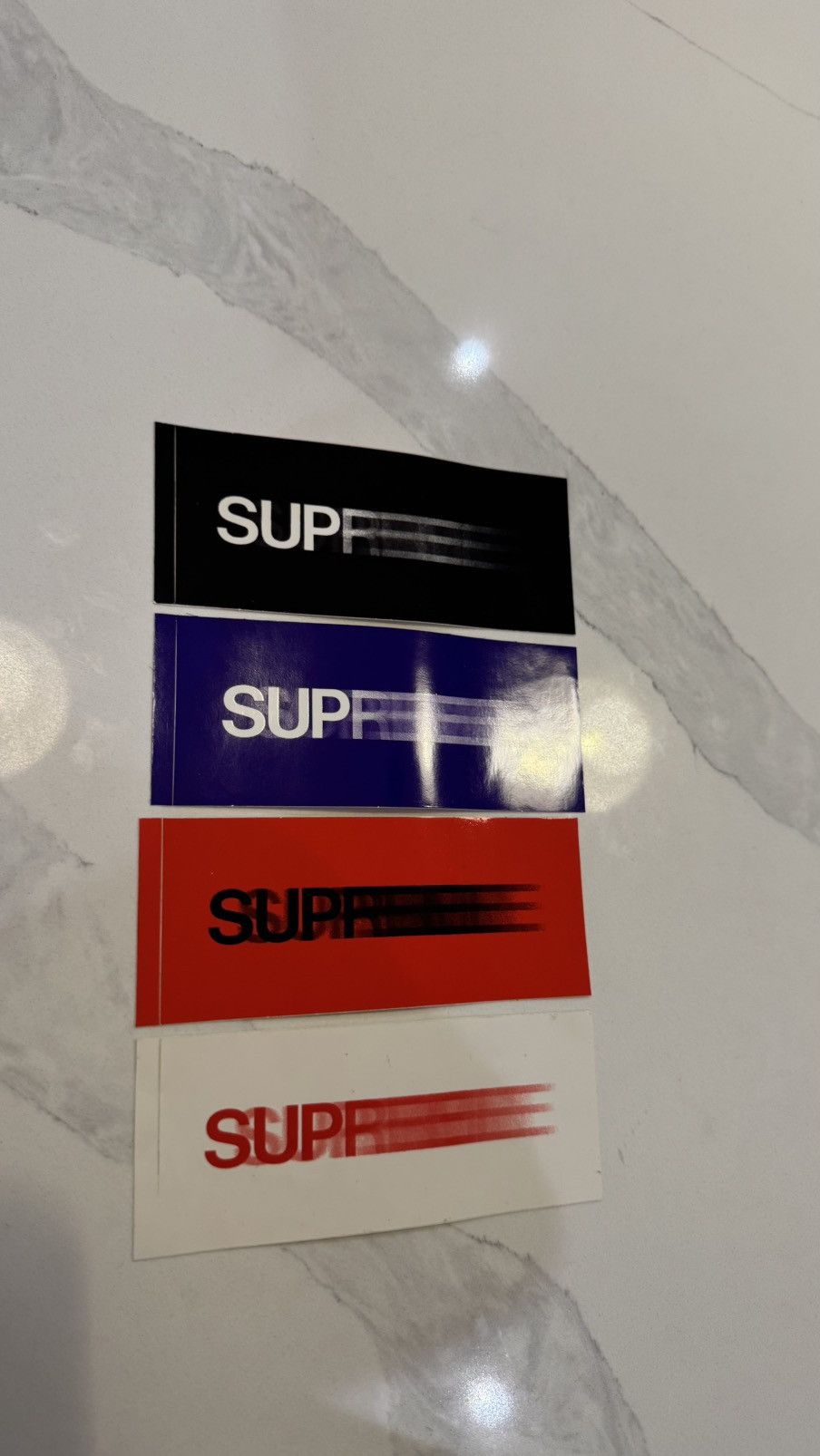 Supreme Supreme motion logo sticker lot motion logo collection Size ONE SIZE - 3 Thumbnail