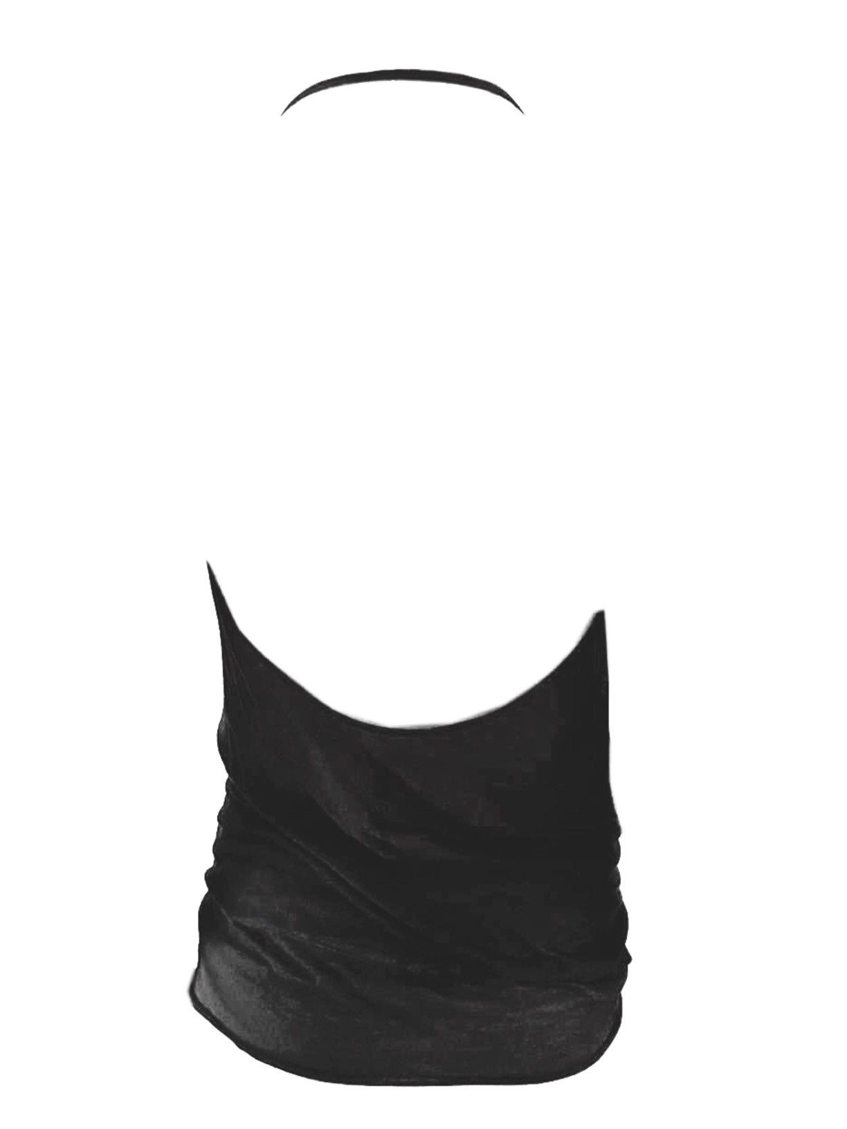 Rick Owens × Rick Owens Drkshdw × Rick Owens Lilies Rick Owen lilies black halter tank top Size XL / US 12-14 / IT 48-50 - 3 Thumbnail