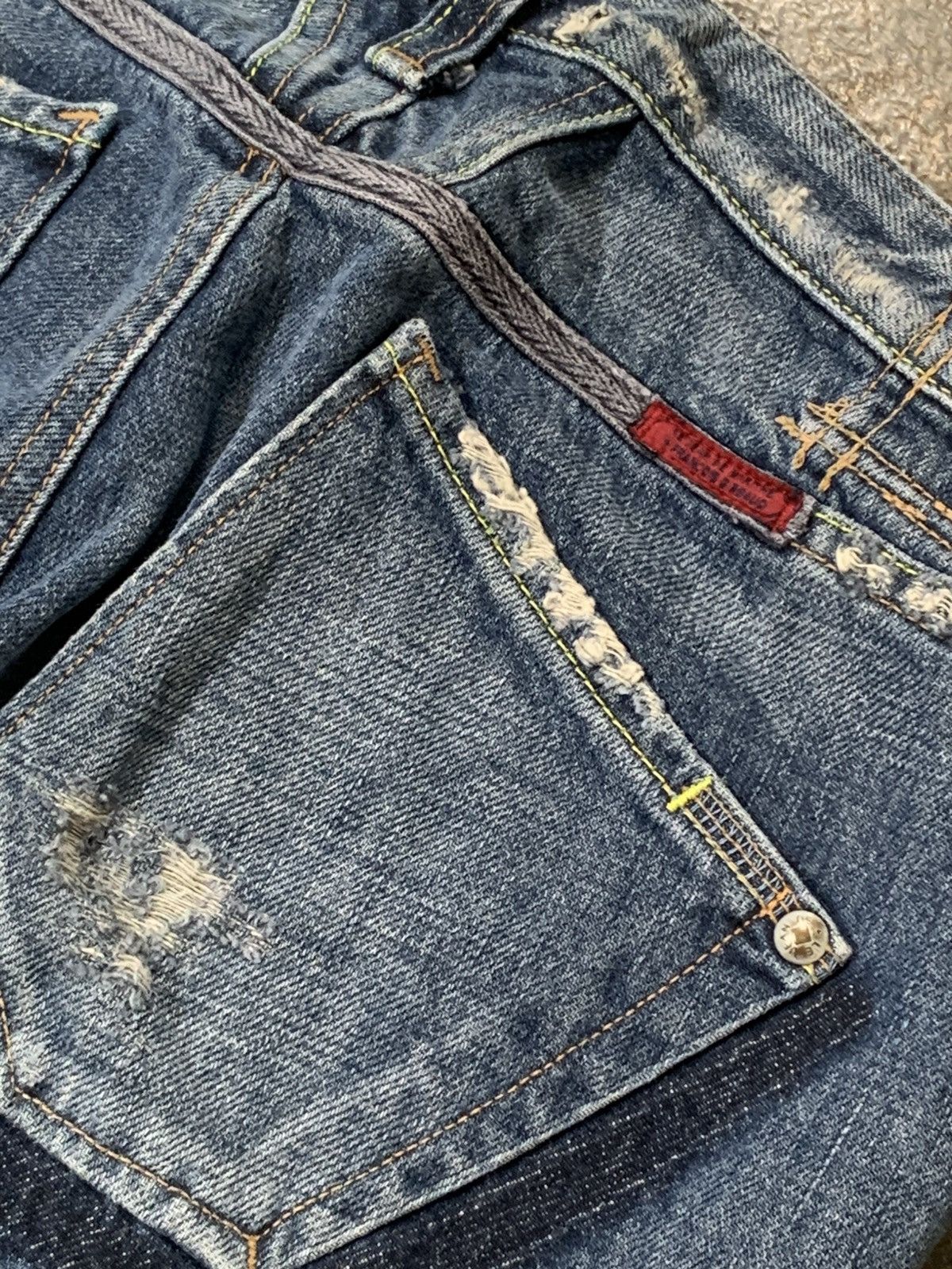 Marithe + Francois Girbaud Marithe Francois Girbaud Distress Jeans Size 29" - 6 Thumbnail