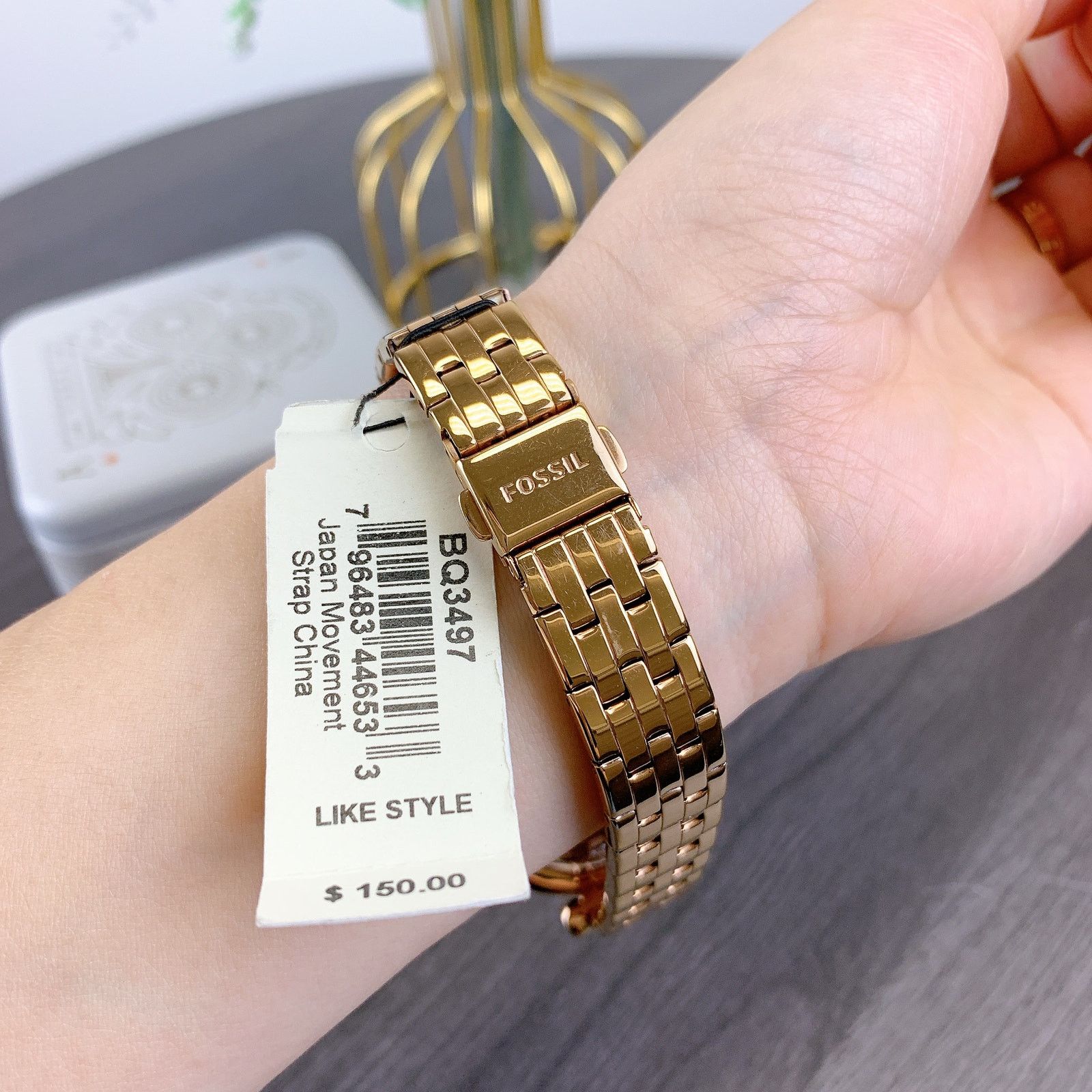 Fossil Fossil BQ3497 Tillie Three-Hand Rose Gold Stainless Watch Size ONE SIZE - 6 Thumbnail