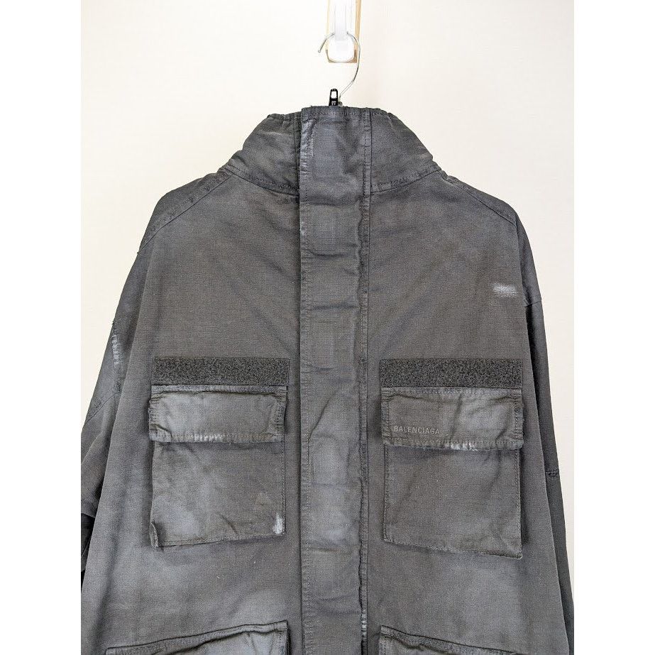 Balenciaga o1rshd1 Jacket in Black Size US M / EU 48-50 / 2 - 13 Thumbnail