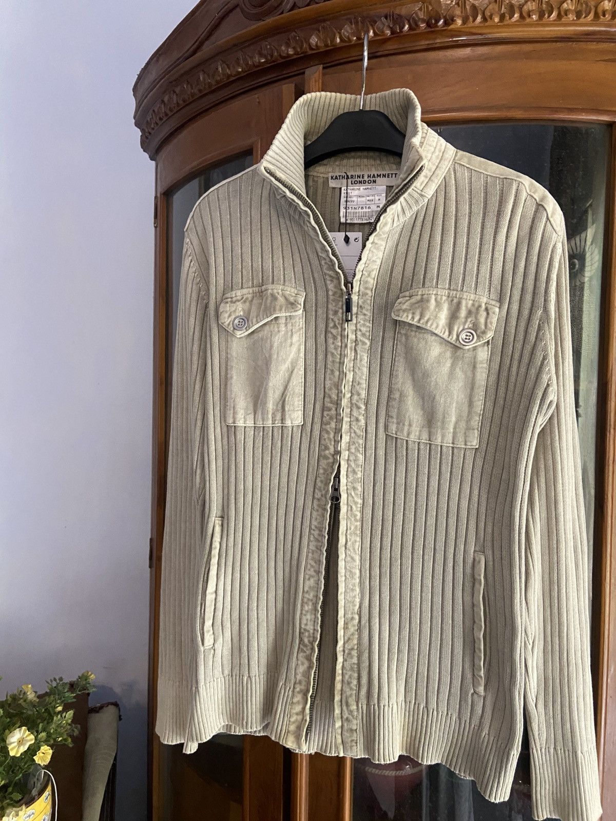 Katharine Hamnett London Vintage Katherine Hamnet London knit zip pocket Jacket Size US M / EU 48-50 / 2 - 3 Thumbnail