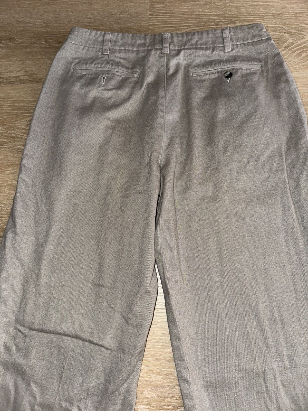 Vintage Pringle Of Scotland Grey Trouser Pants Size 34