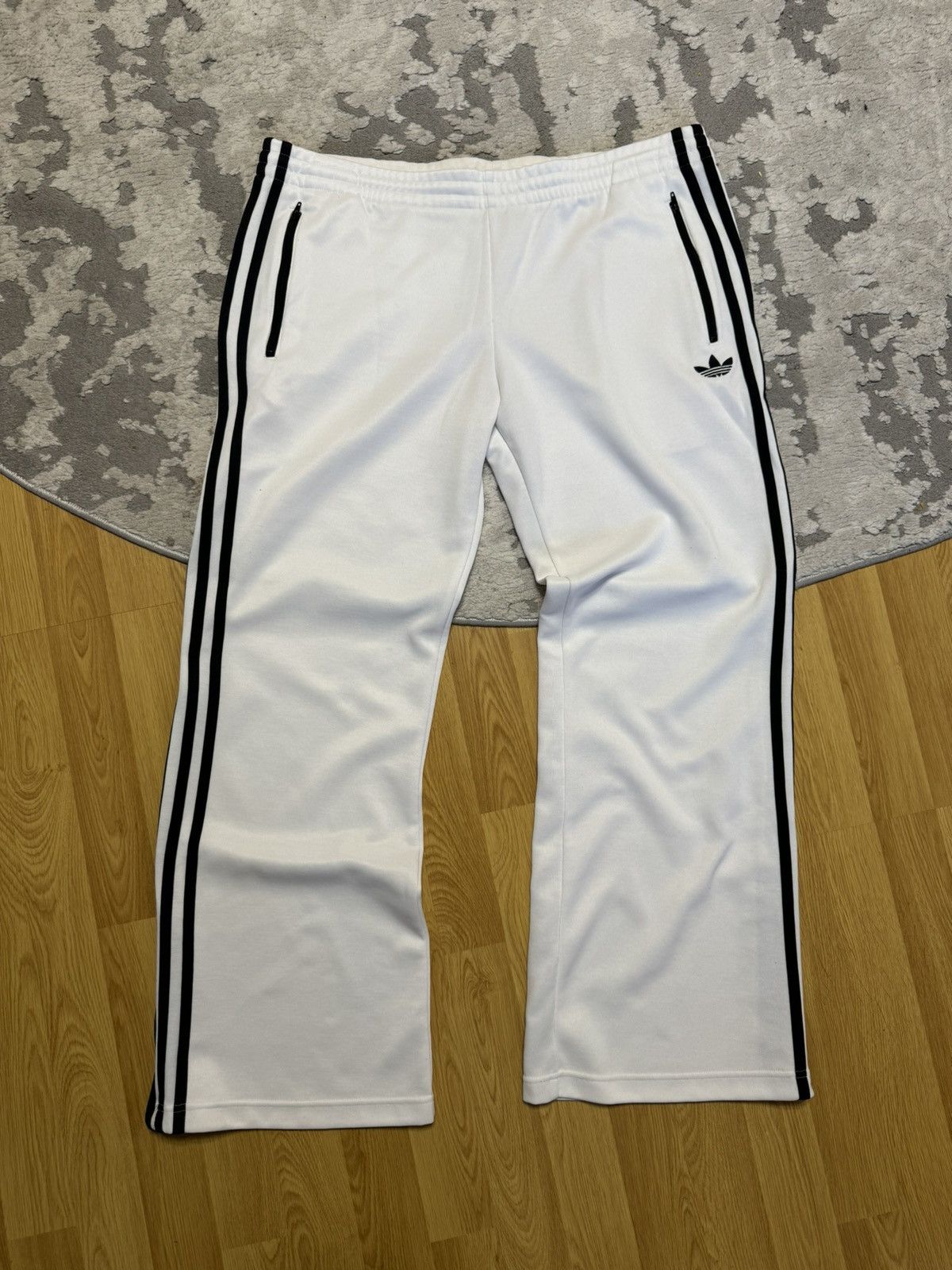 Adidas × Vintage Adidas Vintage Baggy Creased Pant Size 36" / US 14 / IT 50 - 1 Thumbnail