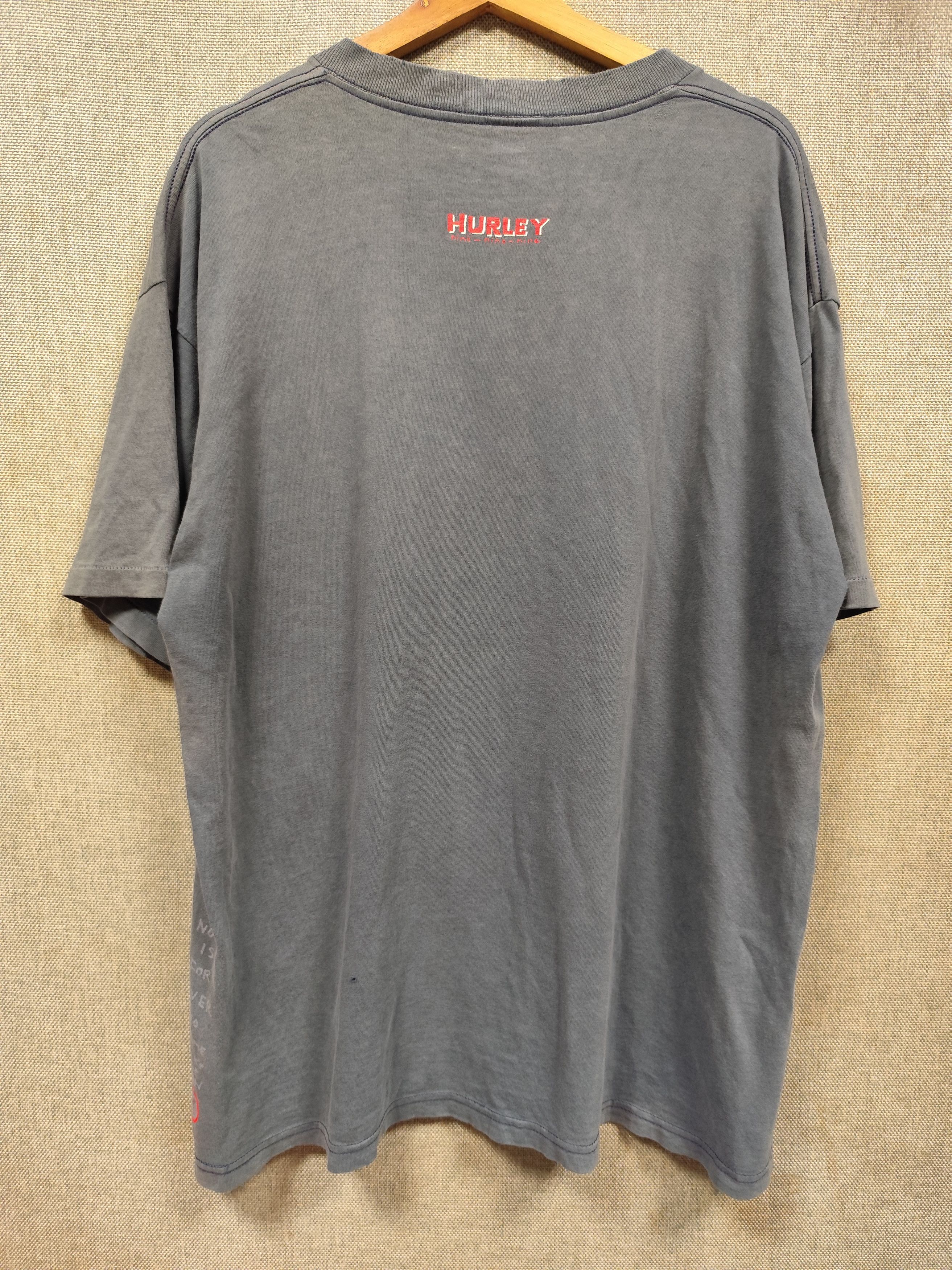 Hurley × Vintage Vintage 90s t shirt hurley nine nine nine made in usa Size US XL / EU 56 / 4 - 2 Thumbnail