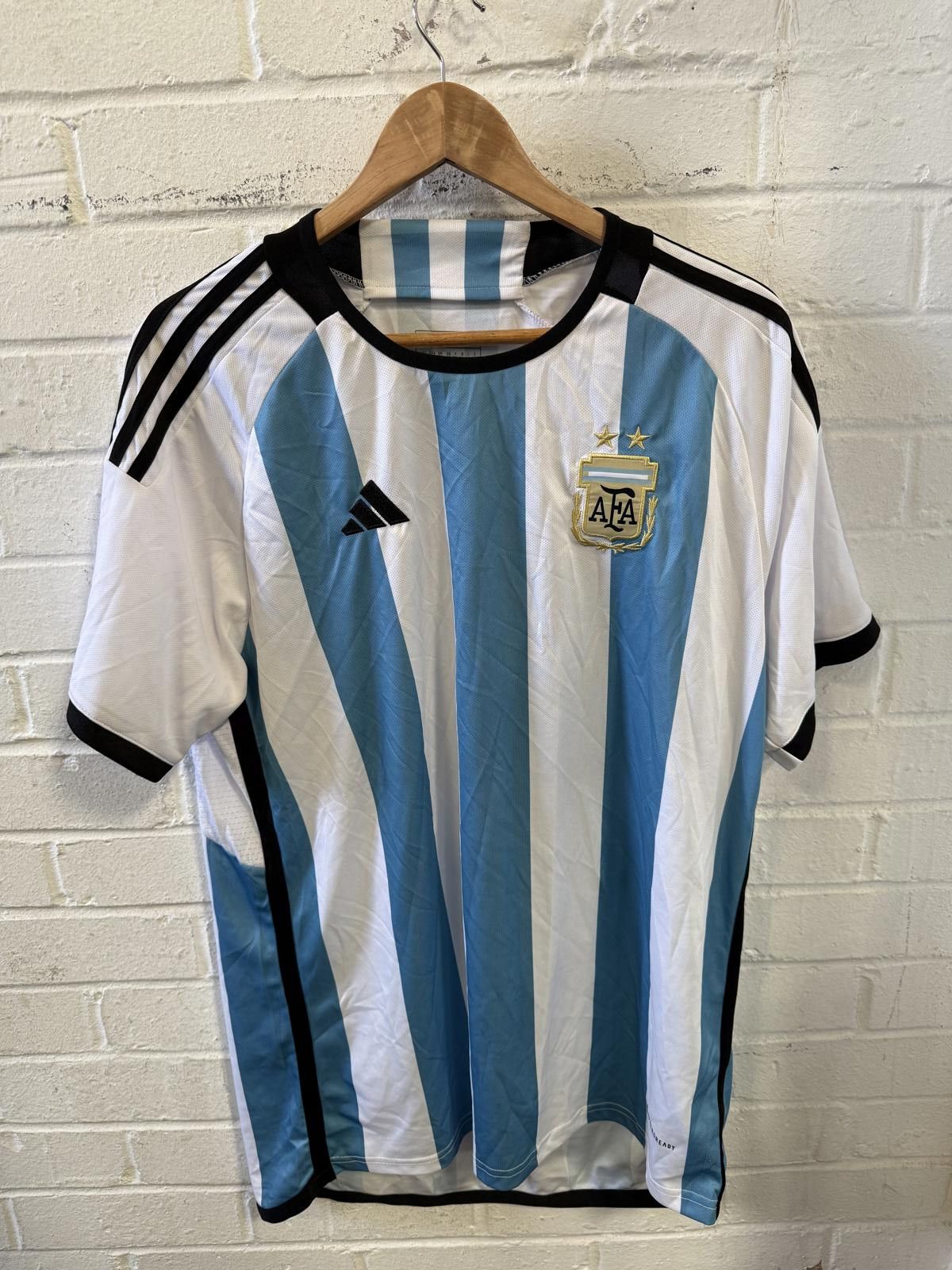 Adidas Adidas Argentina National Soccer Team Jersey Size US XXL / EU 58 / 5 - 1 Thumbnail