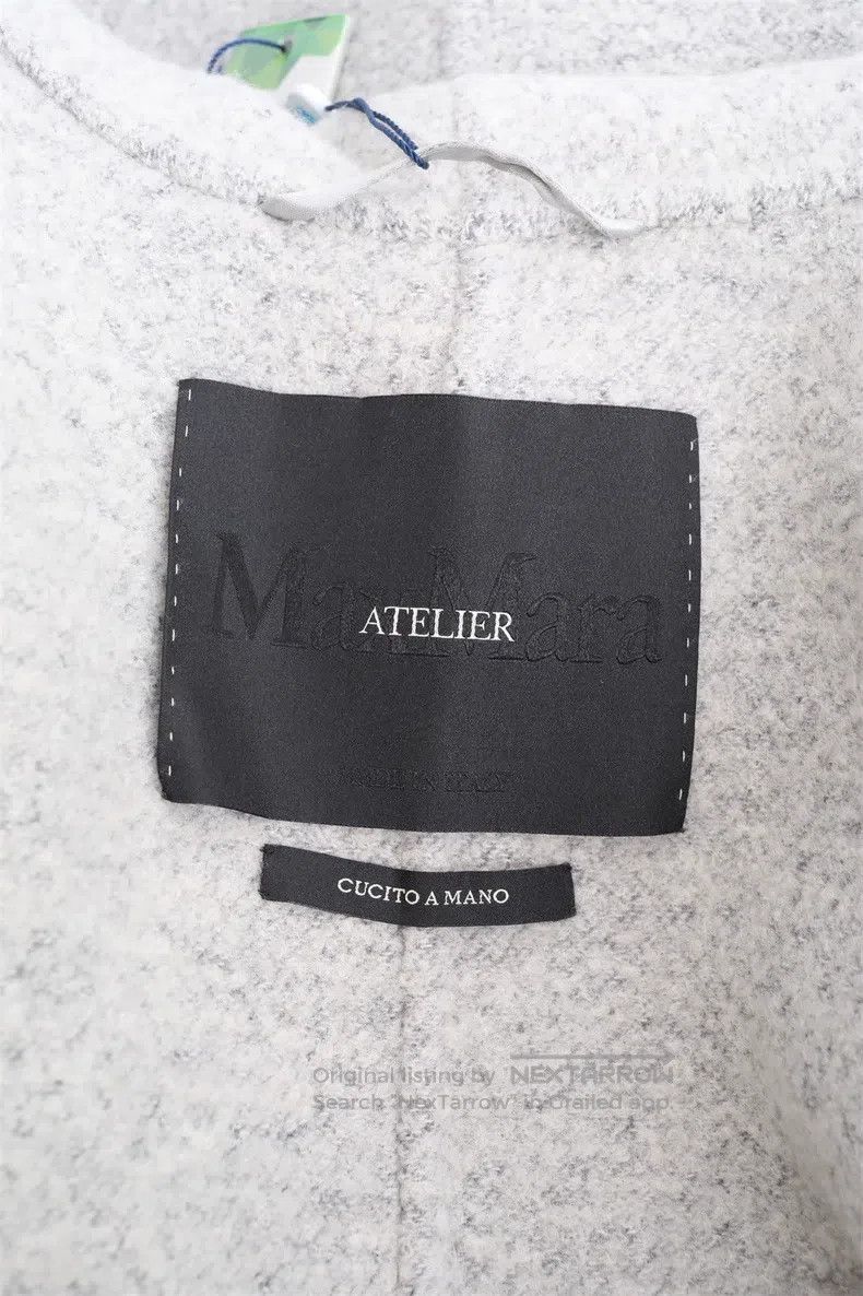 Max Mara Max Mara Grey Cashmere Coat - Black Label Haute Couture Se Size XS / US 0-2 / IT 36-38 - 5 Thumbnail