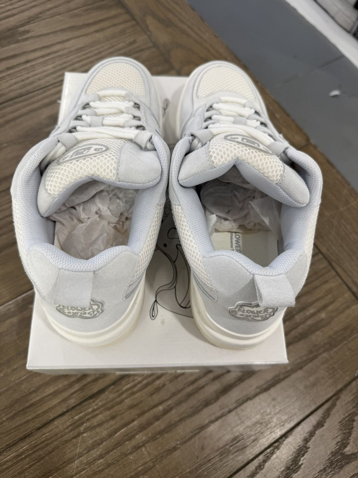 Other ✨ FLOWERS INSTINCT Grey OG Low Top RARE! Size 12 ✨ Size US 12 / EU 45 - 7 Thumbnail