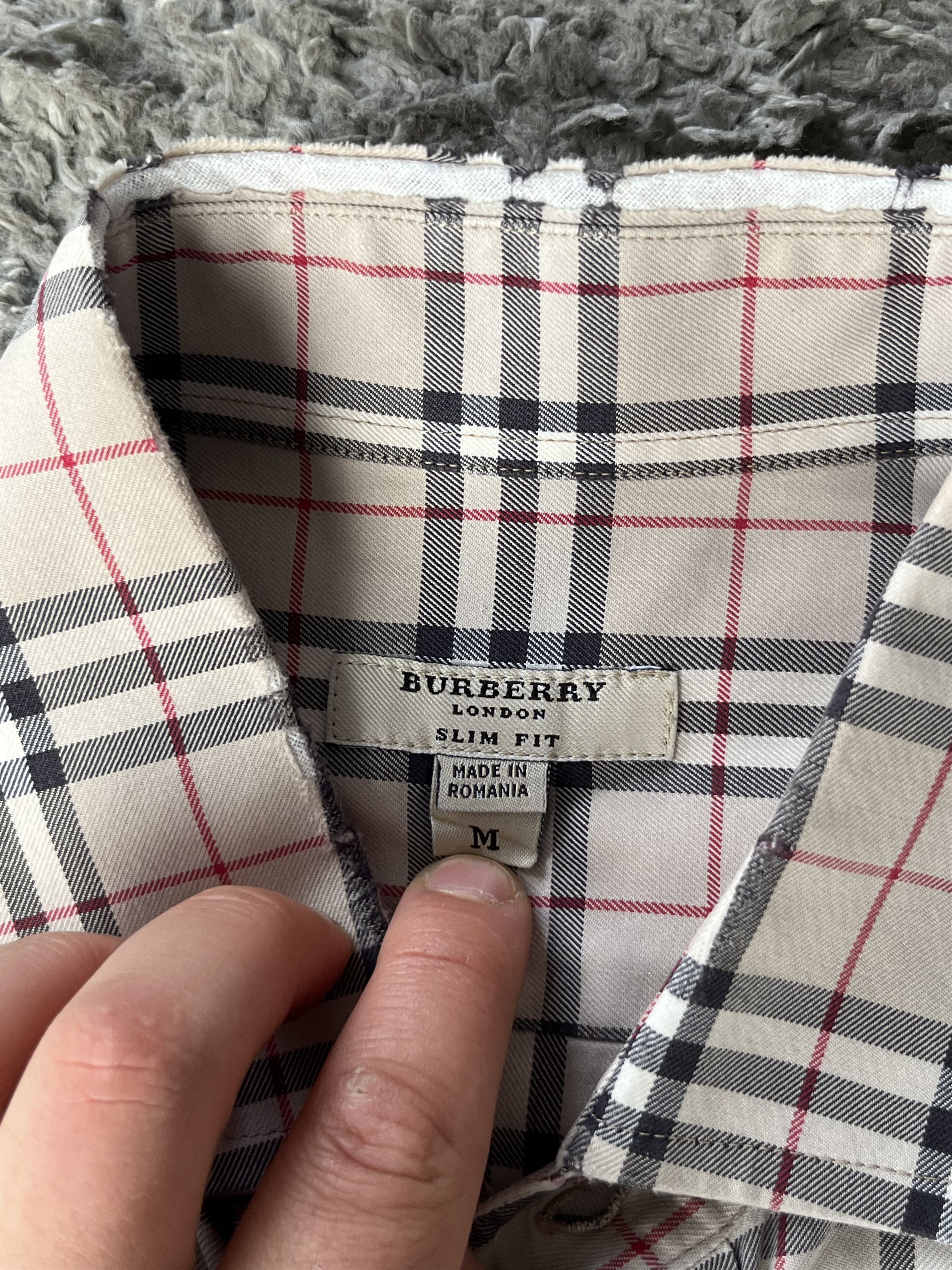 Burberry Luxury Shirt Burberry Monogram Slim Fit Made in Romania Size US M / EU 48-50 / 2 - 6 Thumbnail