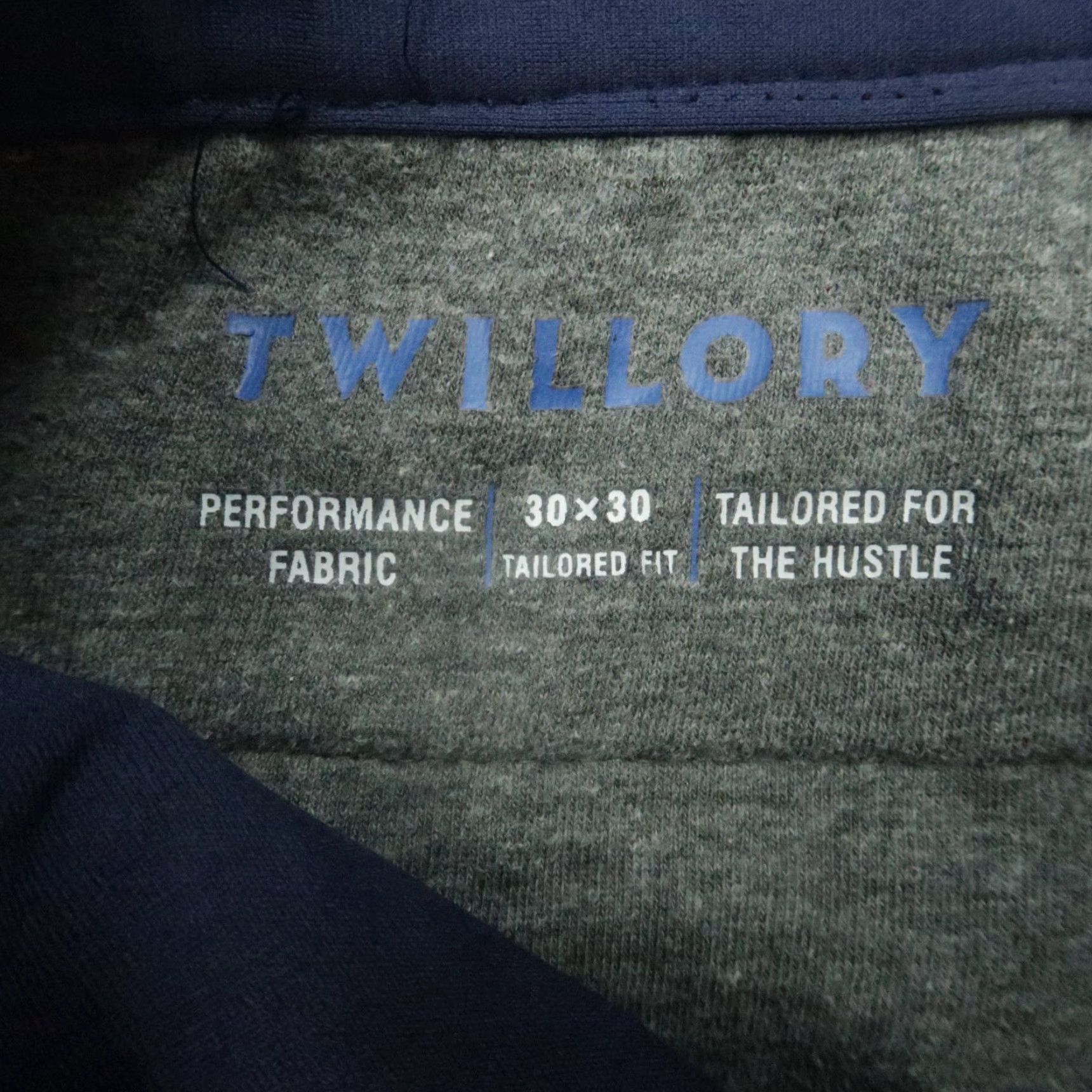 Vintage Twillory Pants 30x30 Blue Tailored Fit Performance Stretch Zip Pocket Mens Size US 30 / EU 46 - 4 Thumbnail