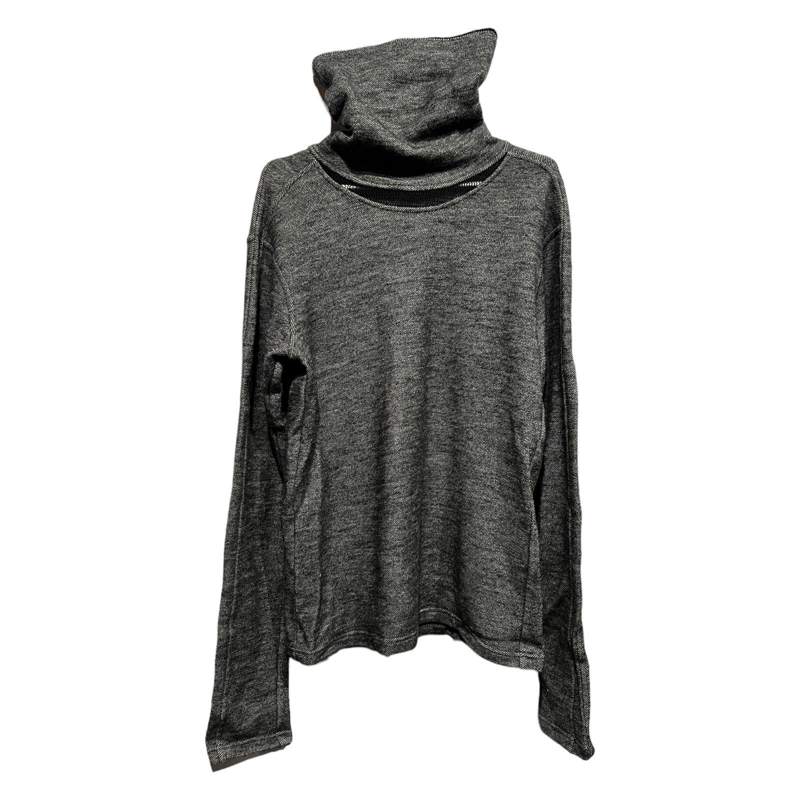 image of Balenciaga Paris Sweater Turtle Neck Size M in Grey, Men's