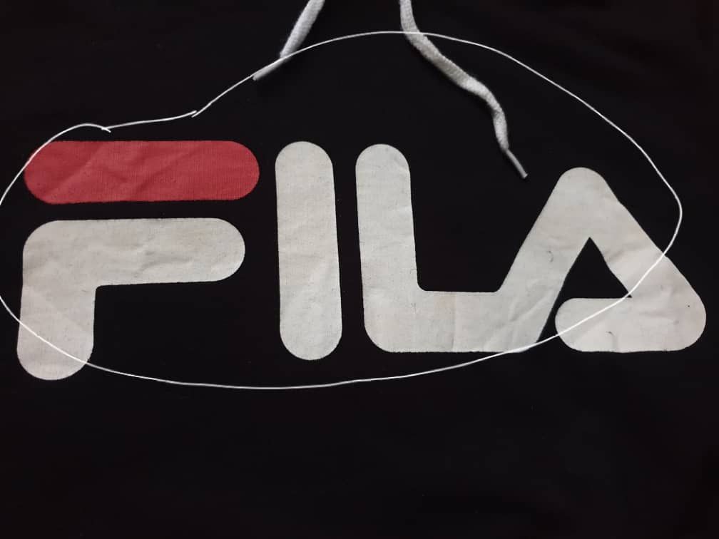 Fila Fila big script black colour hoodie Sweater Size US M / EU 48-50 / 2 - 4 Thumbnail