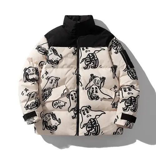 VIBE Puffer Jacket with Ghost Print Size US XL / EU 56 / 4 - 1 Thumbnail