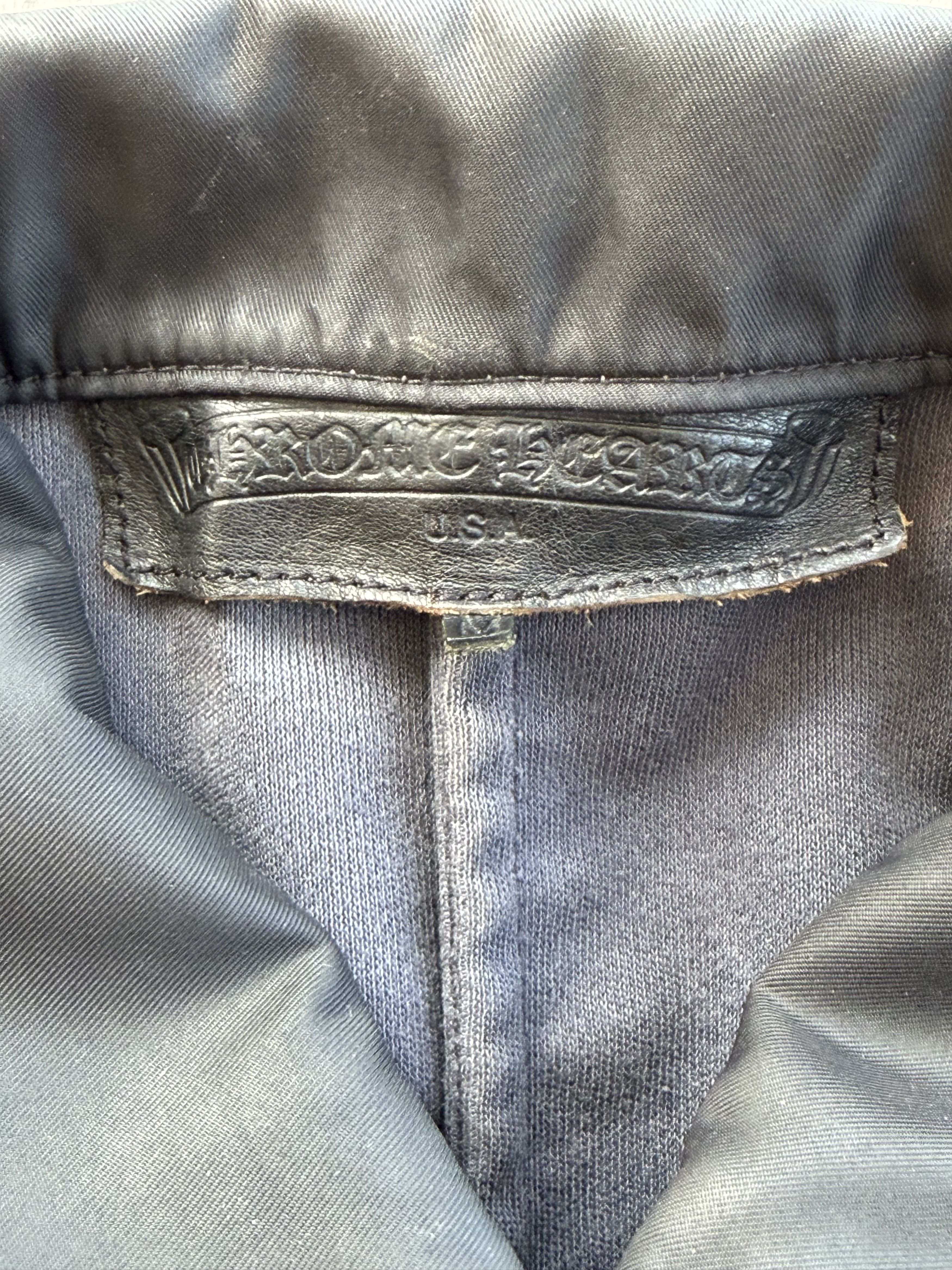 Chrome Hearts Black Cemetery Cross Patch Nylon Trucker Jacket Size US M / EU 48-50 / 2 - 6 Thumbnail