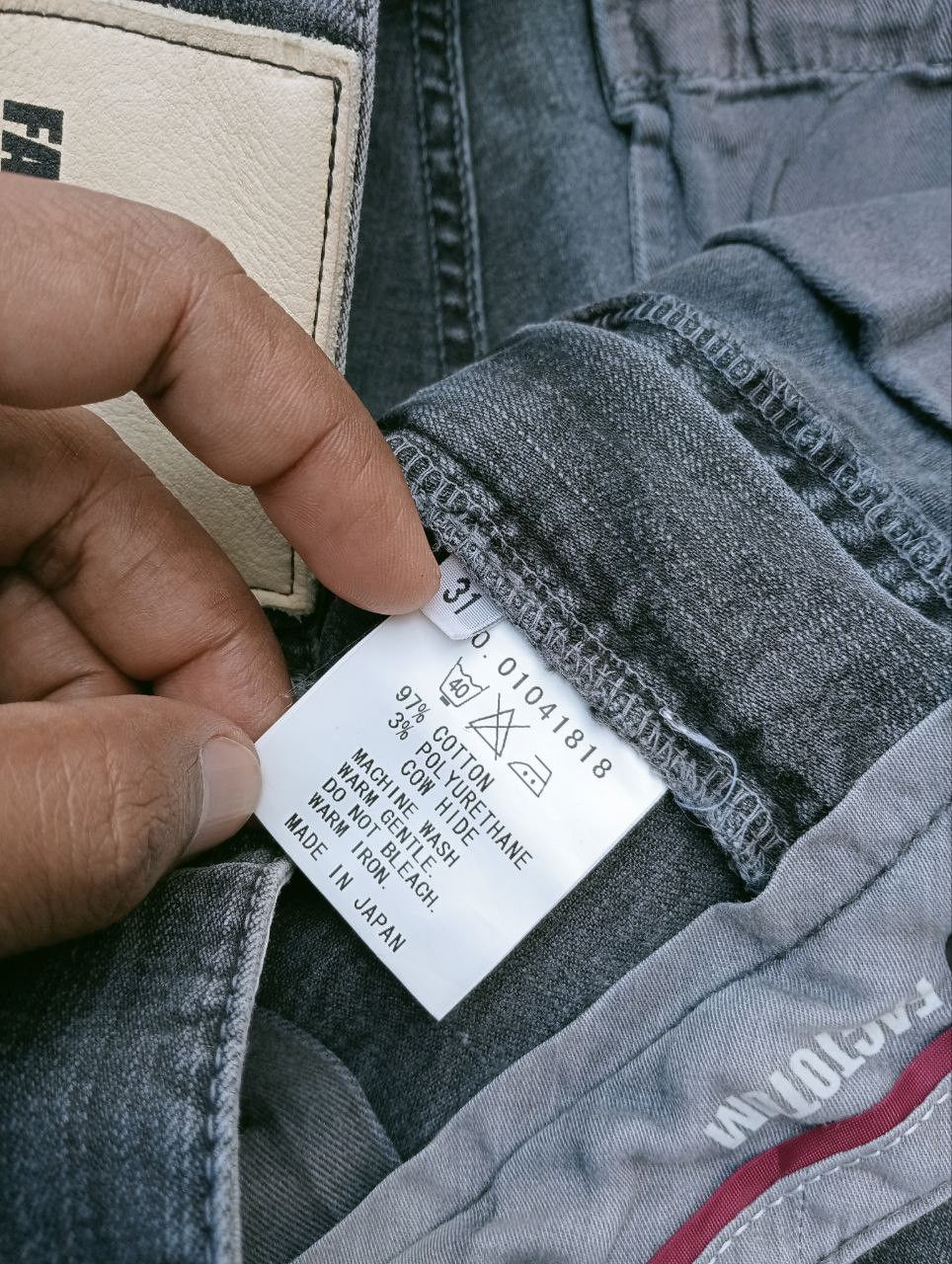 FACTOTUM JAPANESE FACTOTUM MULTIPOCKET CARGO JEANS PANTS Size US 31 - 9 Thumbnail
