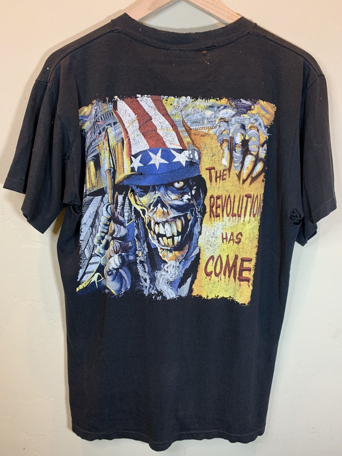 Band Tees × Vintage *RARE* Vintage Dope The Revolution Has Come Thrashed T-Shirt Size US M / EU 48-50 / 2 - 1 Thumbnail