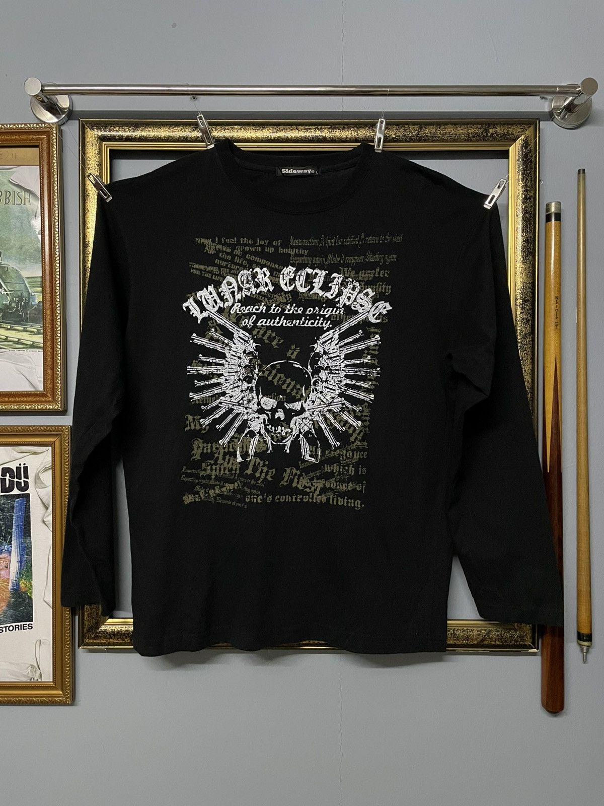 Designer × Japanese Brand × Vintage Vintage 90s Japan Designer Sideways Contrubution Punk Skull Size US M / EU 48-50 / 2 - 1 Thumbnail