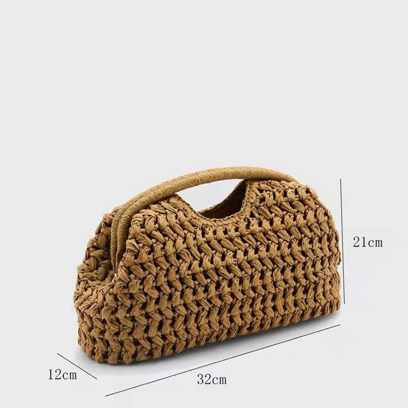 Other Elegant Woven Beach Vacation Summer Shoulder Handbag Bag Size ONE SIZE - 2 Thumbnail
