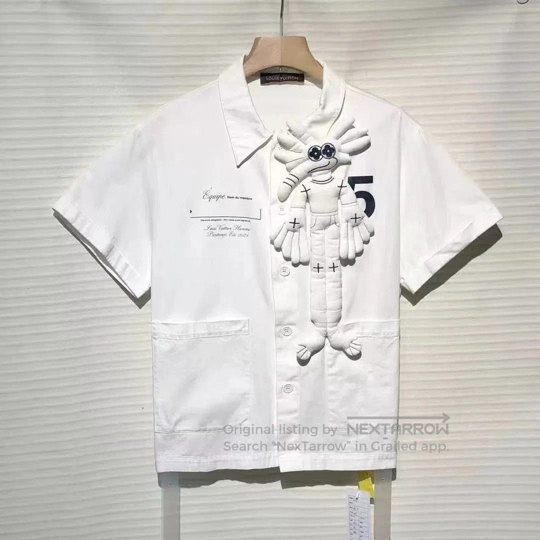 Louis Vuitton Louis Vuitton Asia Limited Elf Print Shirt. Size US M / EU 48-50 / 2 - 1 Thumbnail