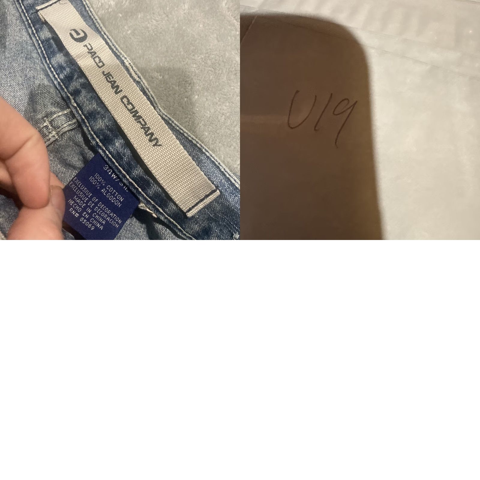 Vintage VINTAGE PACO Jeans Mens 32x30 Denim Distressed Wide-Leg Logo Hip Hop Carpenter Distressed Jeans Mens Regular Blue 30in Inseam WC Size US 32 / EU 48 - 8 Thumbnail