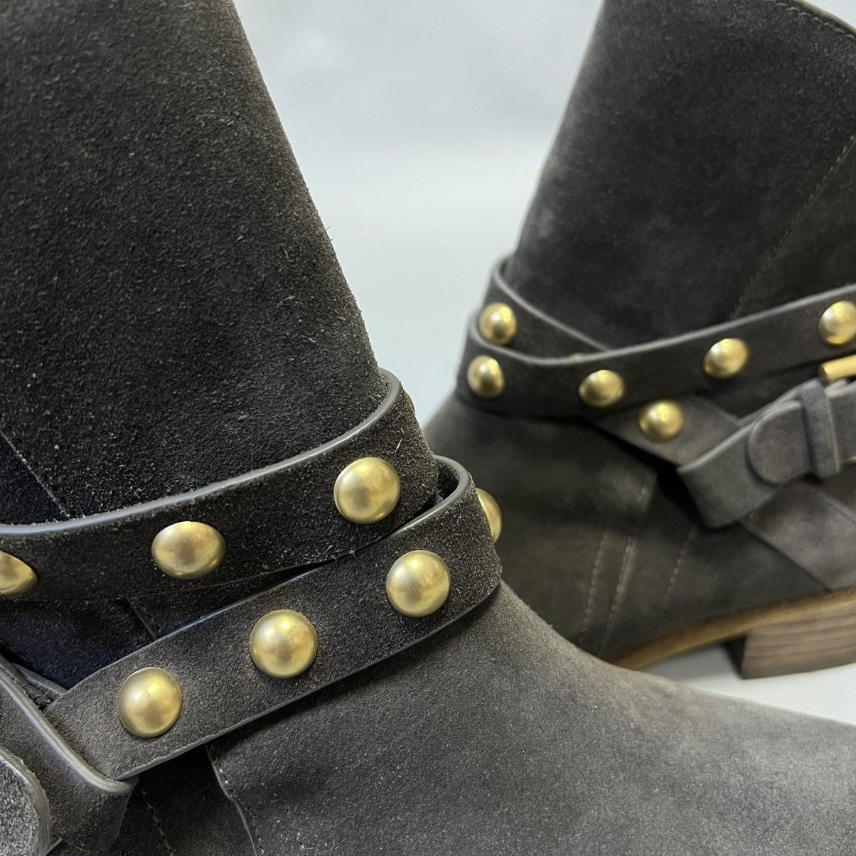 See by Chloe See by Chloe Janis Ankle Wrap Moto Boots Studs Size US 6 / IT 36 - 4 Thumbnail