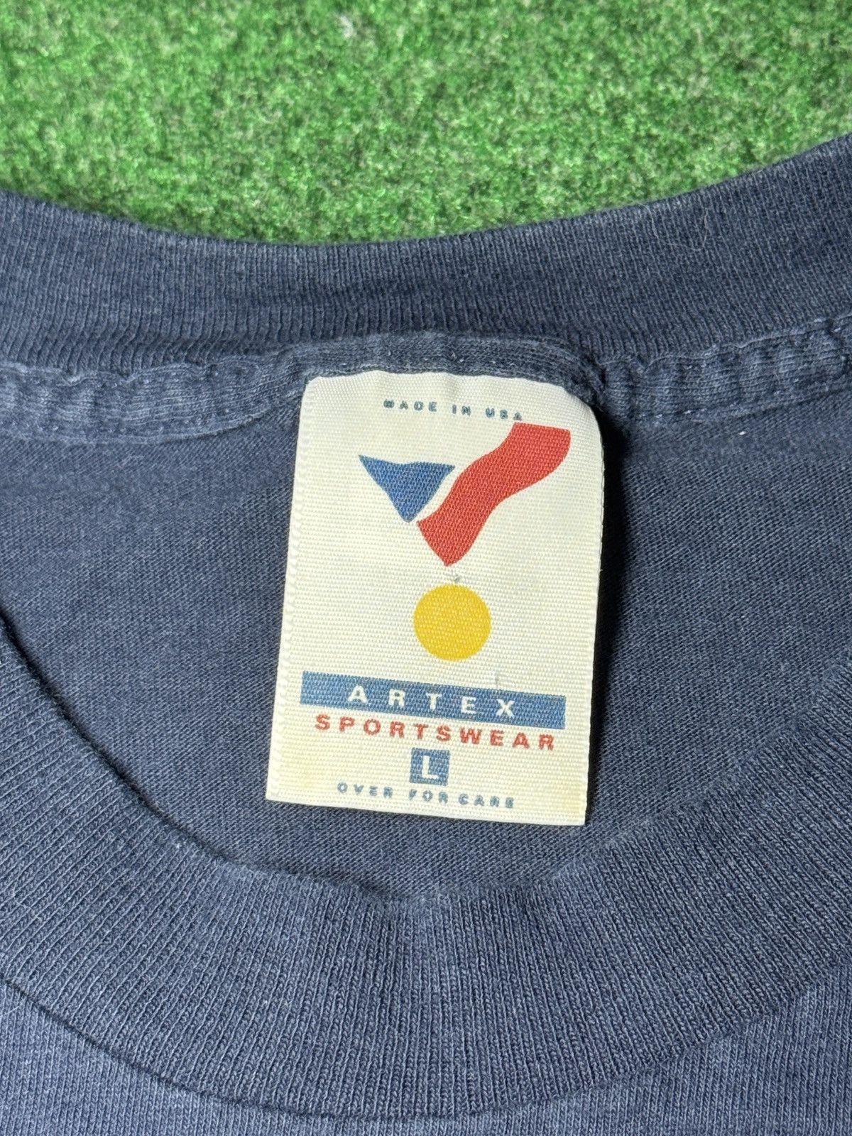 Vintage Vintage 90s Cleveland Indians Artex Chief Wahoo M/L T Shirt Size US L / EU 52-54 / 3 - 4 Thumbnail
