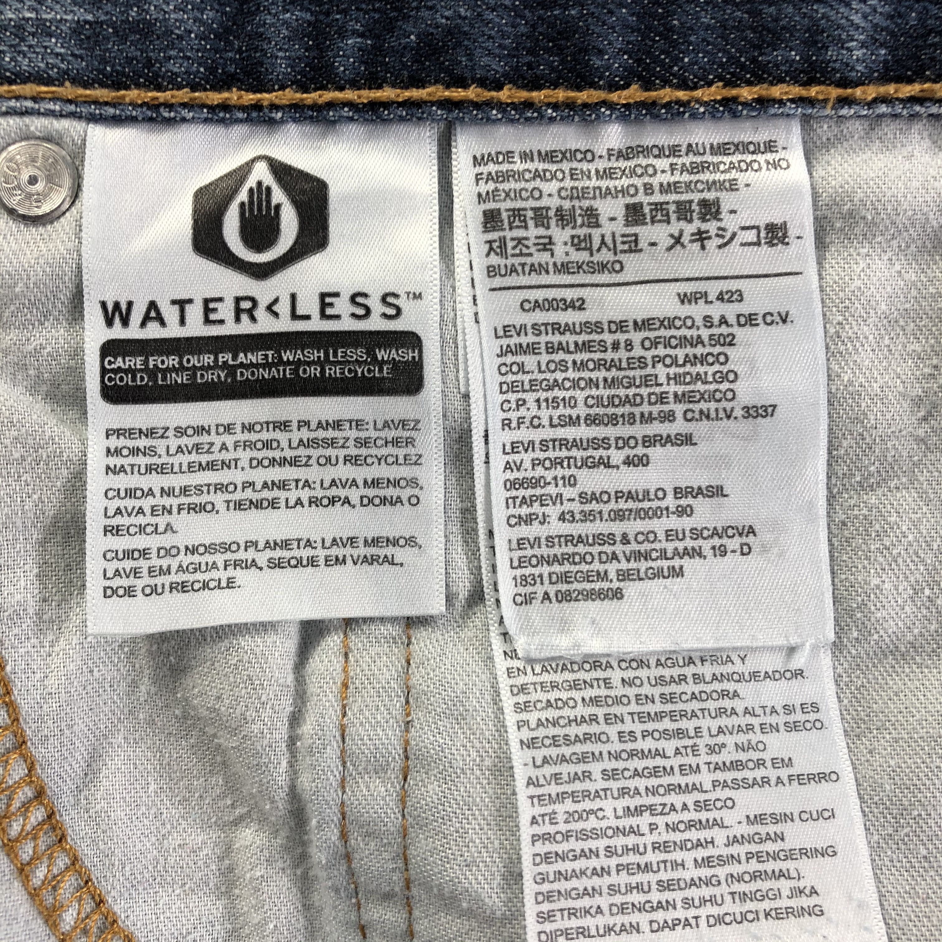 Levi's Vintage Blue Wash Levis 559 Jeans-J3393 Size US 40 / EU 56 - 11 Thumbnail