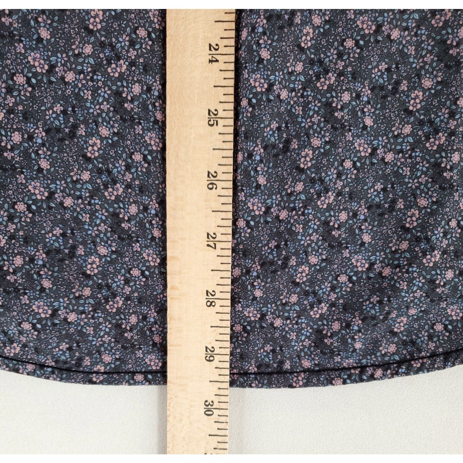 Vintage 7 Diamonds Button-Down Long Sleeve Shirt Mens M Blue Flowers 4 Way Stretch Shirt Size US M / EU 48-50 / 2 - 3 Thumbnail