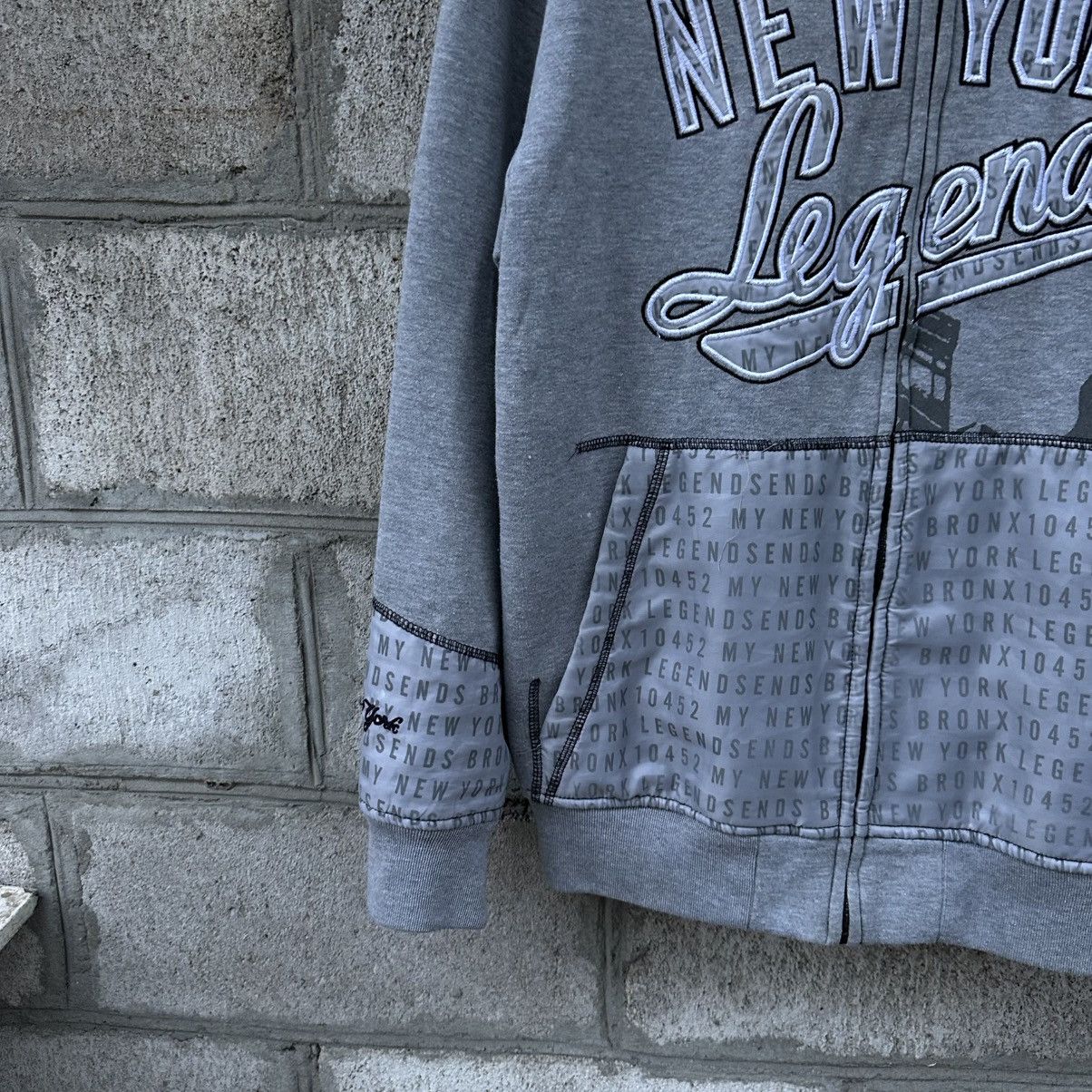 New Era Vintage New York Zip Hoodie Big Logo Y2K Size L Crazy Grunge Size US L / EU 52-54 / 3 - 3 Thumbnail