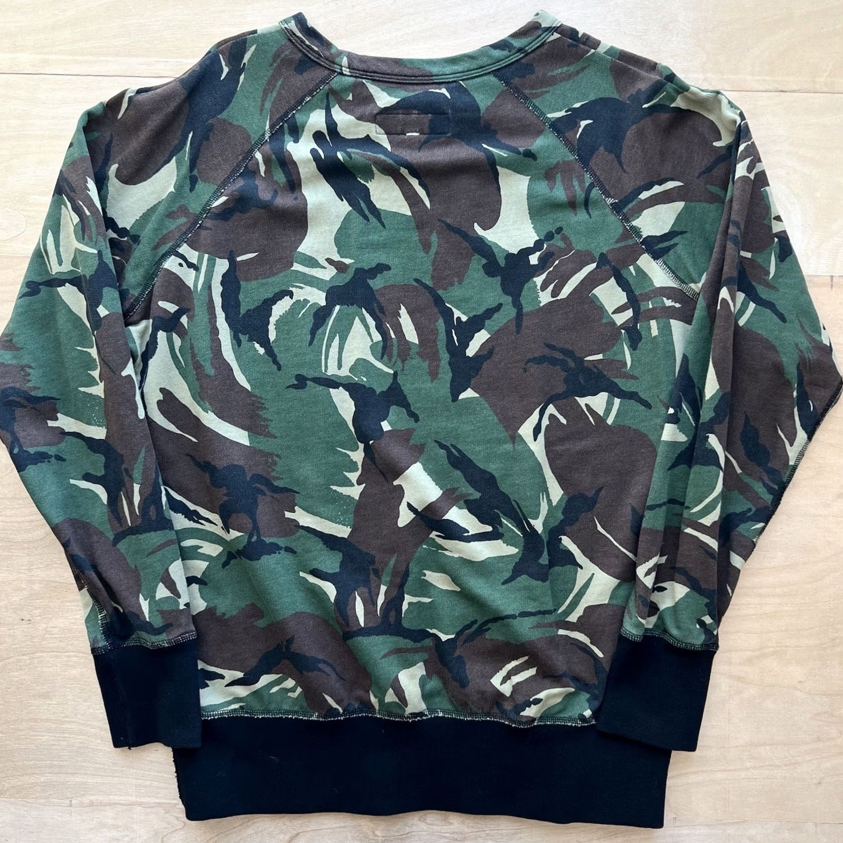 Rag & Bone rag & bone Sweatshirt Small Green Camouflage Pullover New York Military Punk Mens Size US S / EU 44-46 / 1 - 7 Thumbnail