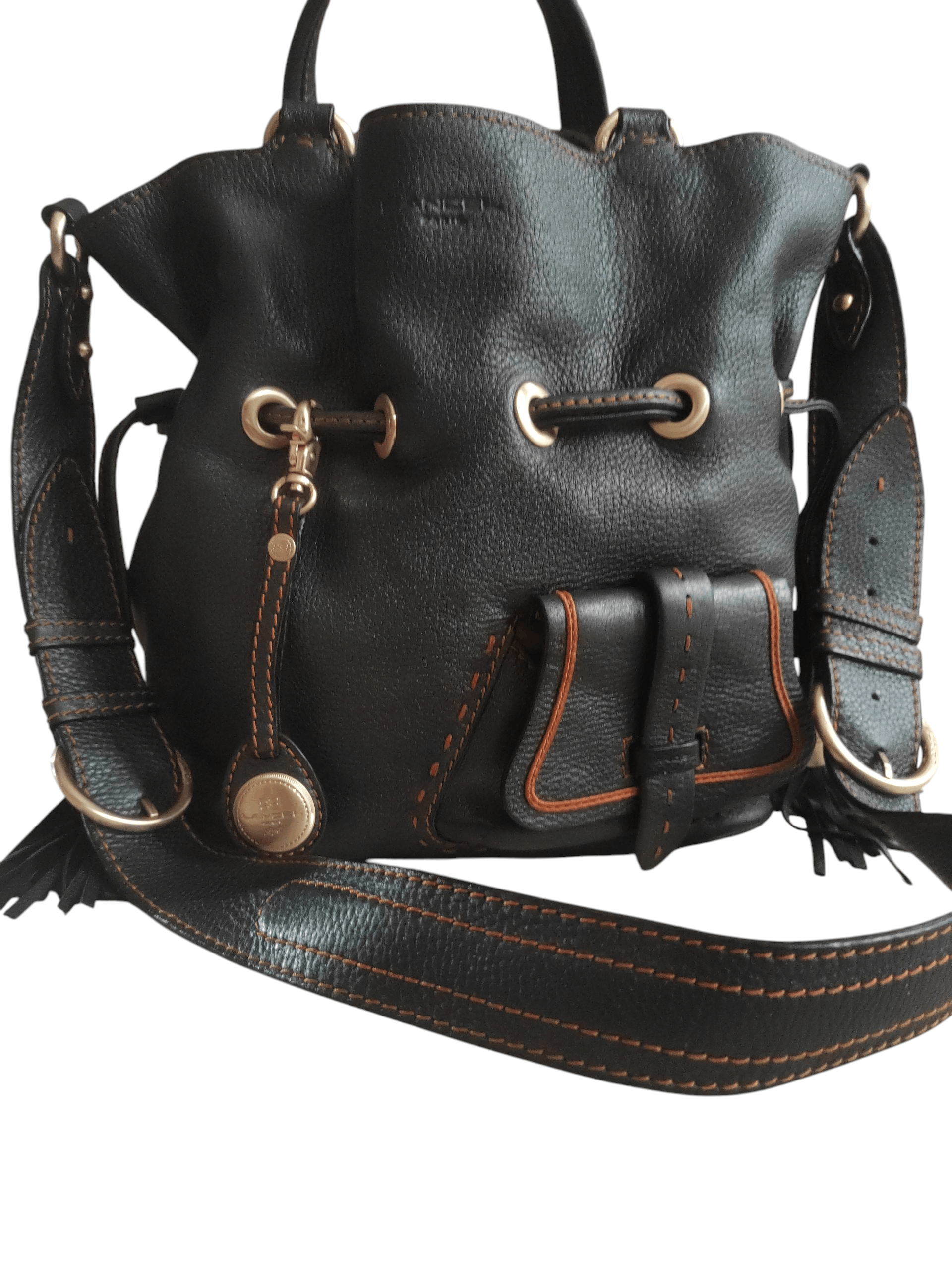 Lancel Lancel Premier Flirt Bag Mocha Cowhide Leather Bucket Bag Size ONE SIZE - 4 Thumbnail