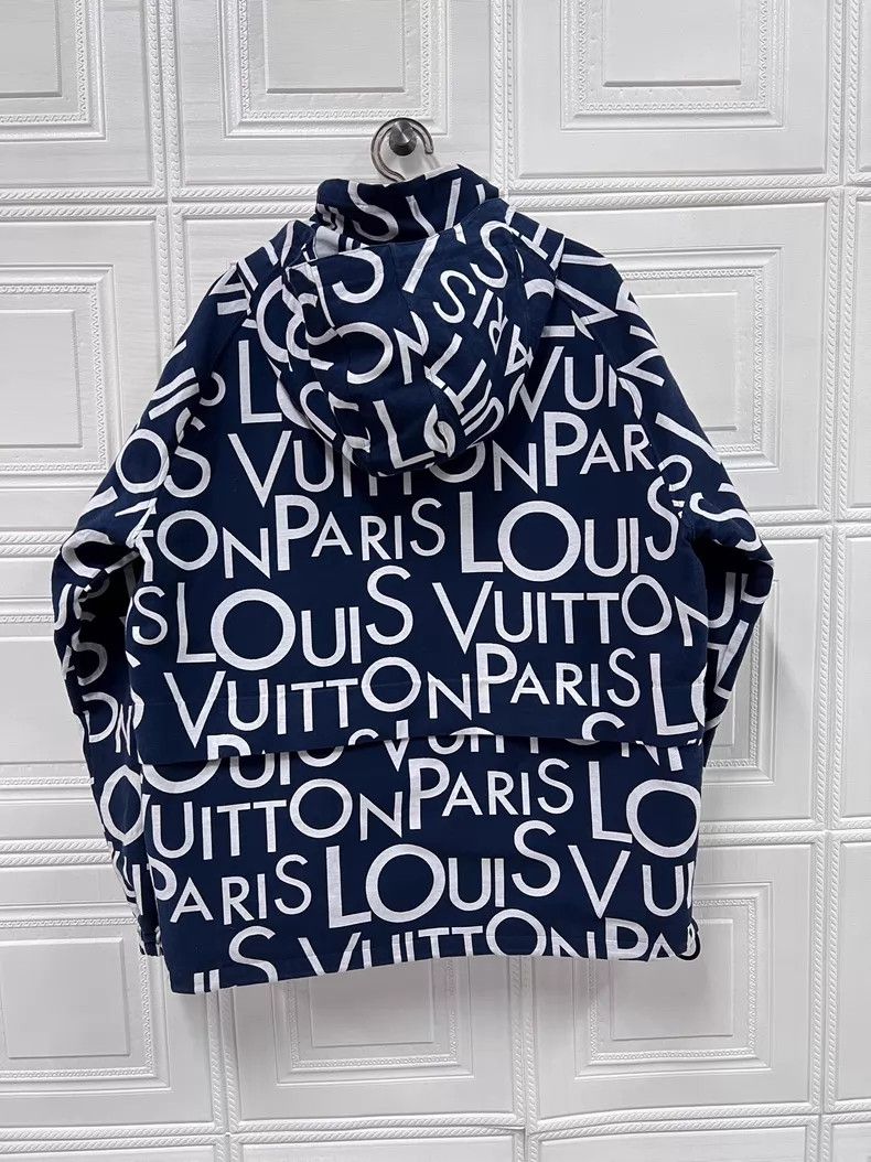 Louis Vuitton Louis Vuitton Full Print Bullet Screen Hooded Jacket Size US M / EU 48-50 / 2 - 2 Thumbnail
