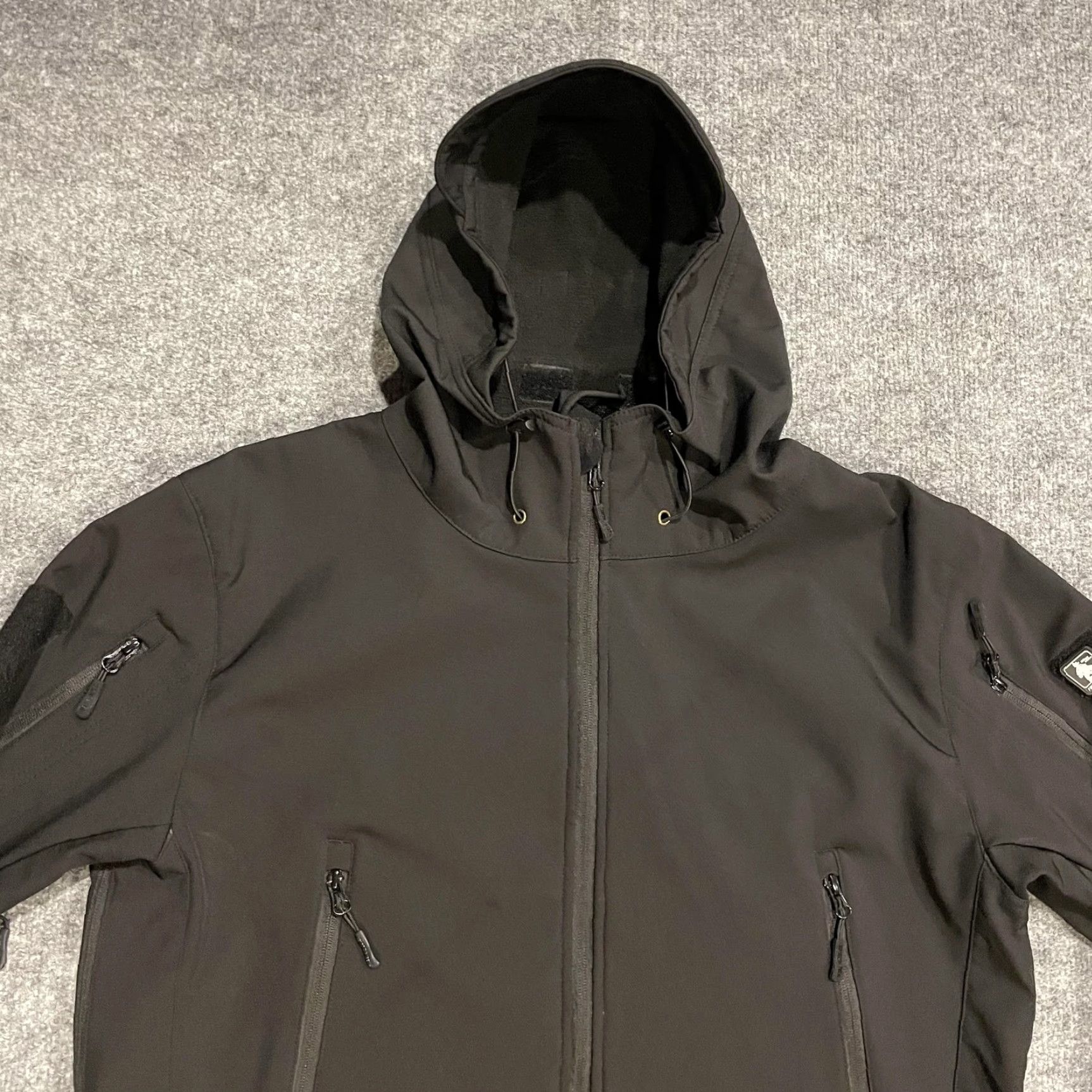 Vintage Free Soldier Tactical Softshell Jacket Mens XL Black Hooded Military Outdoor Size US XL / EU 56 / 4 - 4 Thumbnail