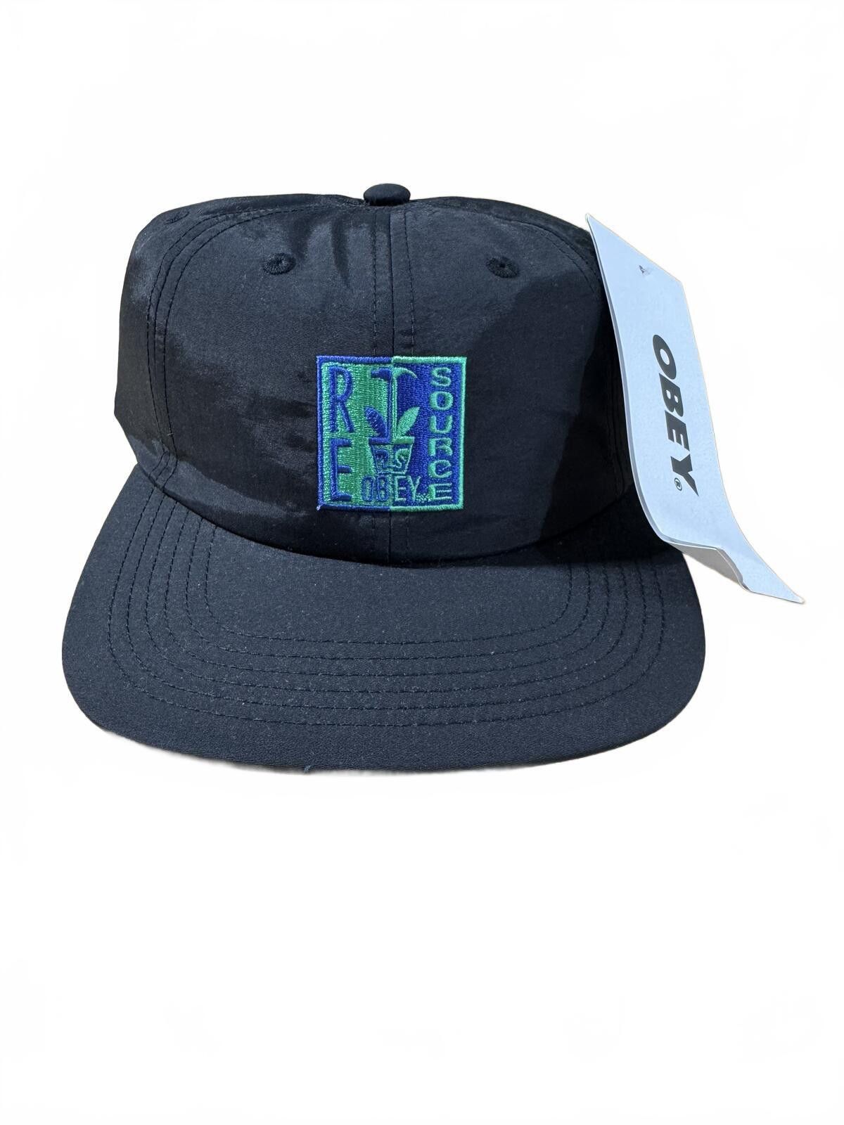 Obey Obey Black Adjustable "Re Source" Plant Edition Hat Size ONE SIZE - 1 Thumbnail