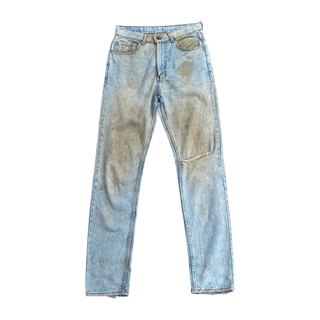 Levi's × Vintage SUPER CRAZY DIRTY VINTAGE LEVIS 1989 DENIM LOT 606 BJ07-10 Size US 28 / EU 44 - 1 Thumbnail