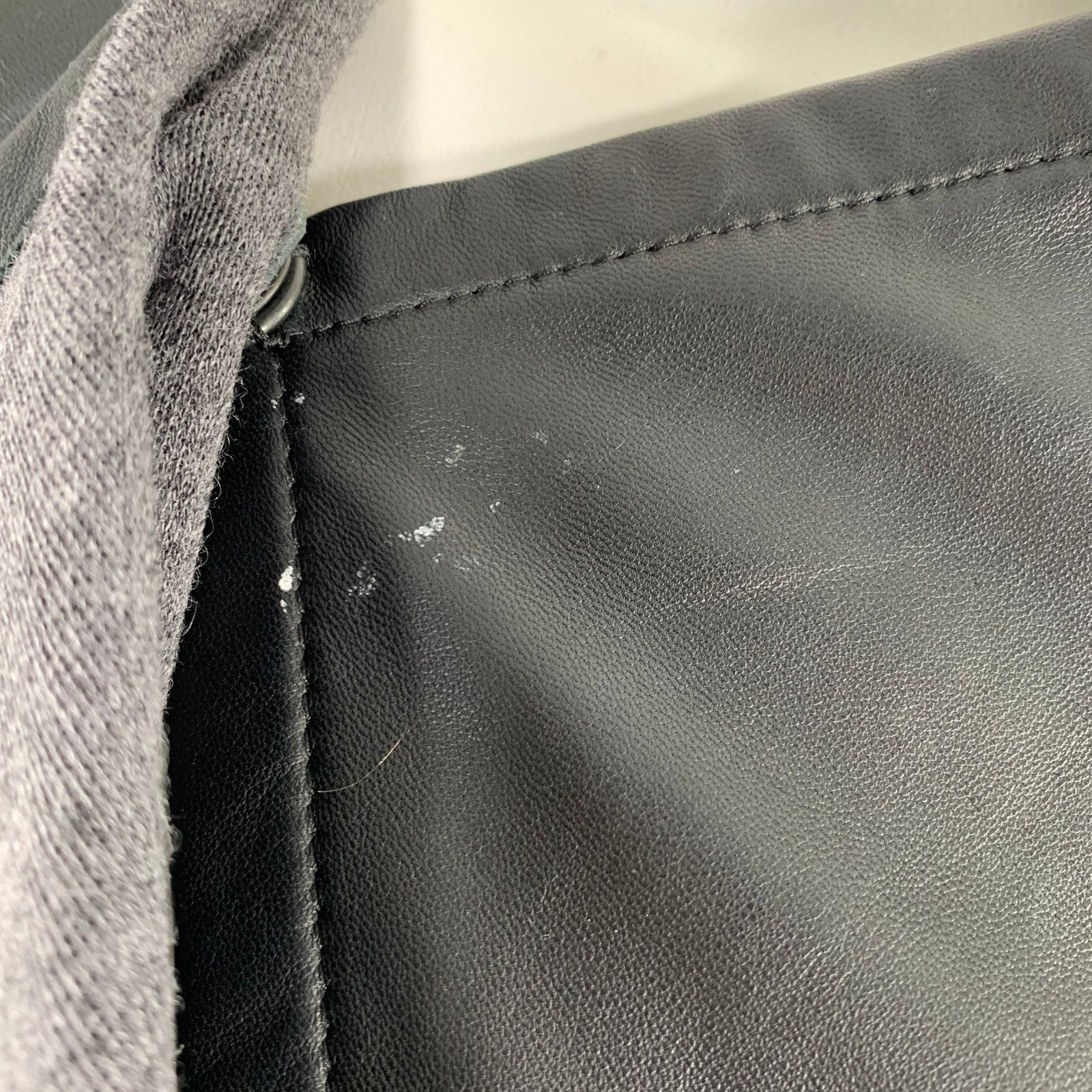 Akris AKRIS Size 4 Black Wool Lambskin Leather Snaps Jacket Size S / US 4 / IT 40 - 6 Thumbnail