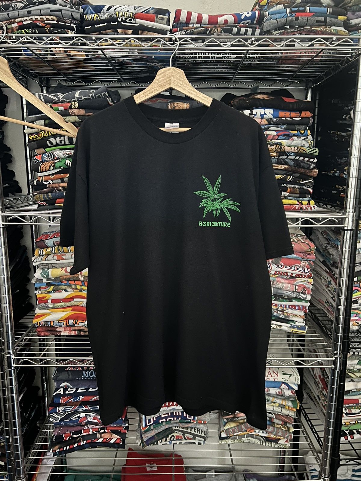 Vintage 2000s Agriculture Ass Kickin’ Weed Marijuana Tee Size US XL / EU 56 / 4 - 2 Thumbnail