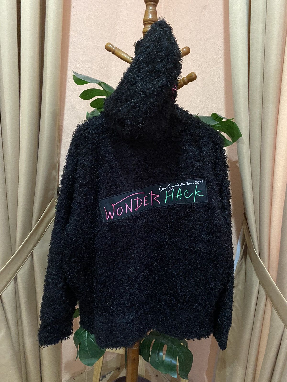 Japanese Brand WonderHack 2019 Yasutaka Nakata Tour Fuzzy Fleece Hoodie Size US M / EU 48-50 / 2 - 5 Thumbnail