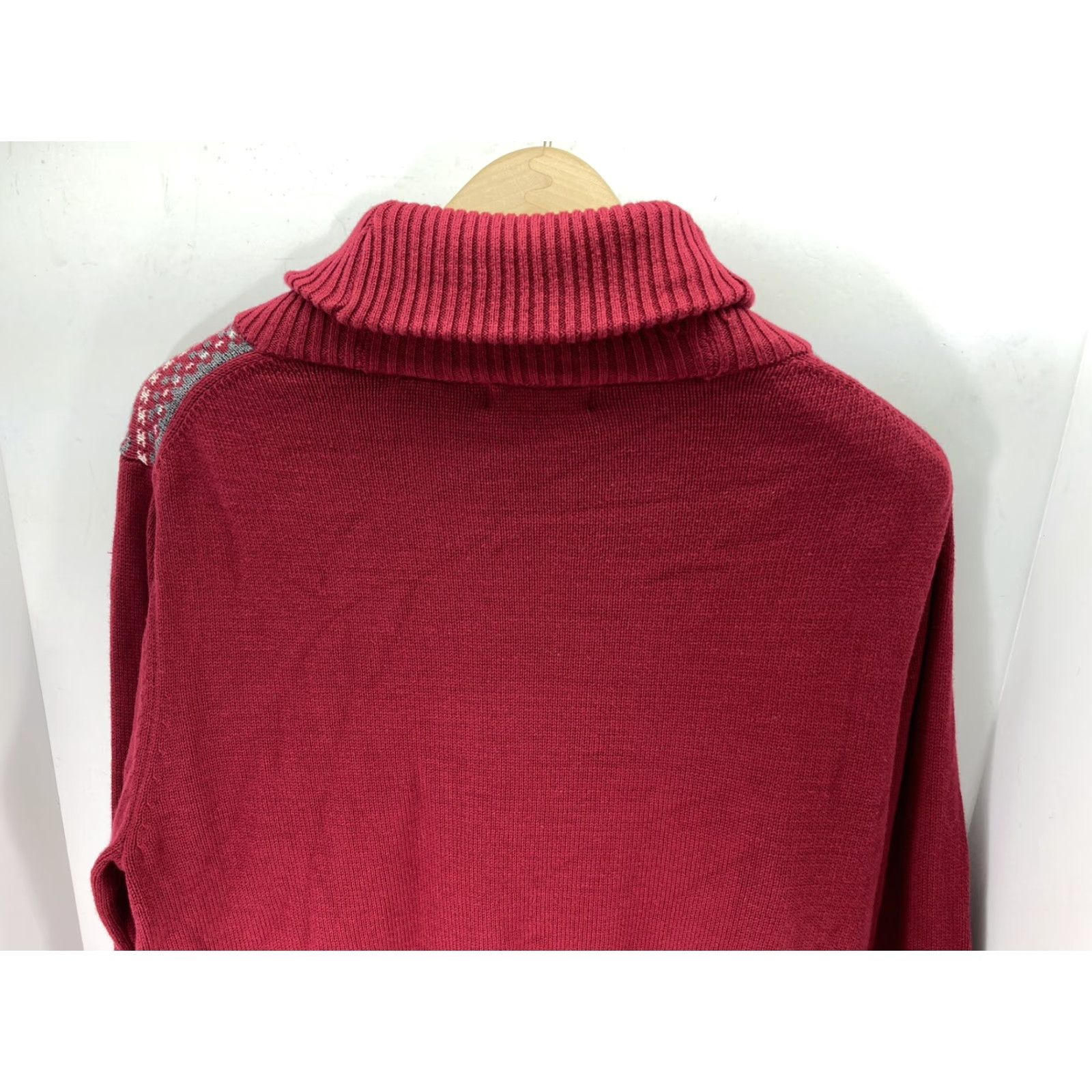 Vintage Alan Flusser Sweater Men M Pullover 3 button Mock Neck Cotton Red NWT Regular Knit Lightweight Long Sleeve Vintage? No (remove) Size US M / EU 48-50 / 2 - 7 Thumbnail