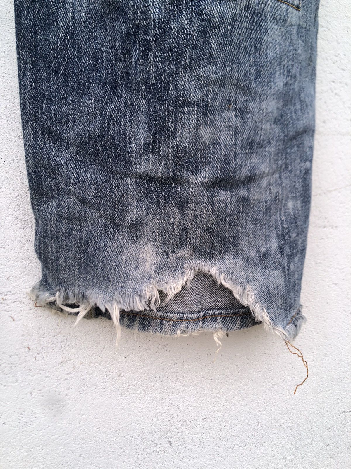 Dickies 🔥Distressed Dickies Denim Panst Size US 33 - 10 Thumbnail