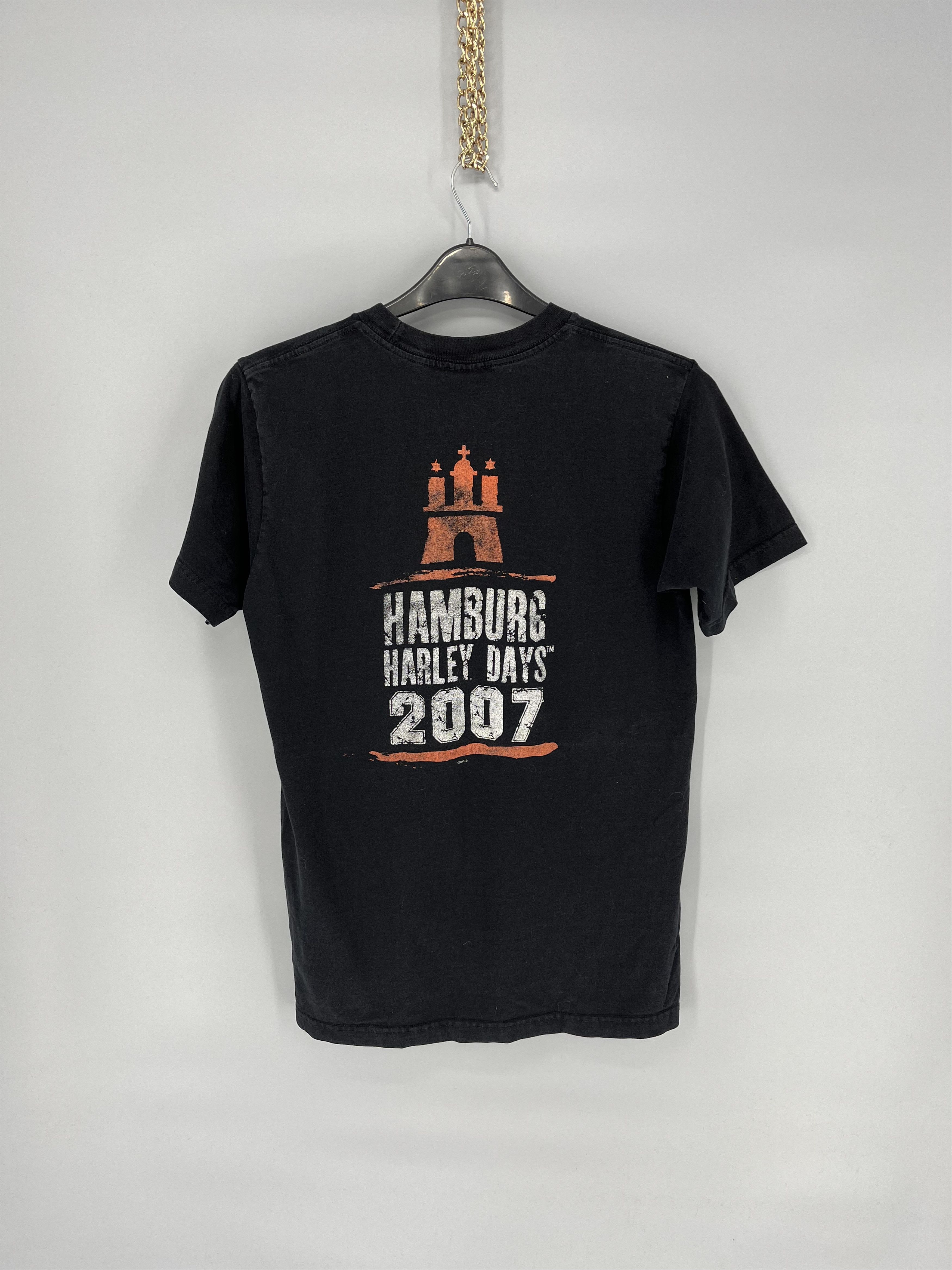 Harley Davidson Vintage 00s Harley Davidson "Hamburg" T-shirt Streetwear Size US M / EU 48-50 / 2 - 8 Thumbnail
