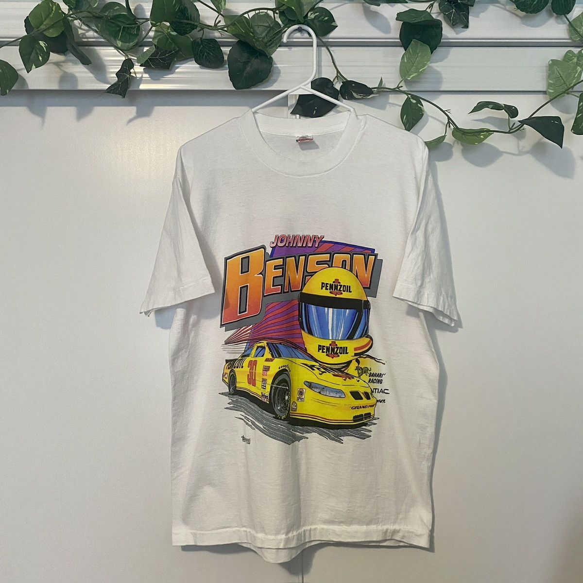 NASCAR Vintage 1996 Nascar Racing T-Shirt Size US L / EU 52-54 / 3 - 1 Thumbnail
