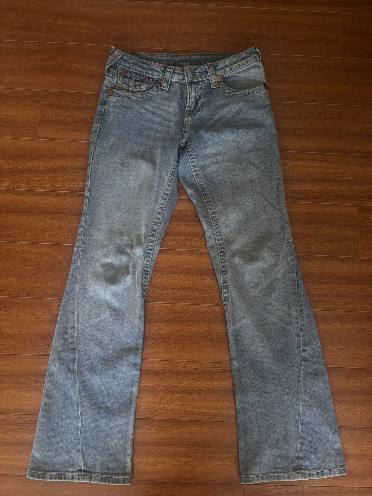 True Religion True Religion Vintage Bootcut Jeans Size 27" / US 4 / IT 40 - 2 Thumbnail
