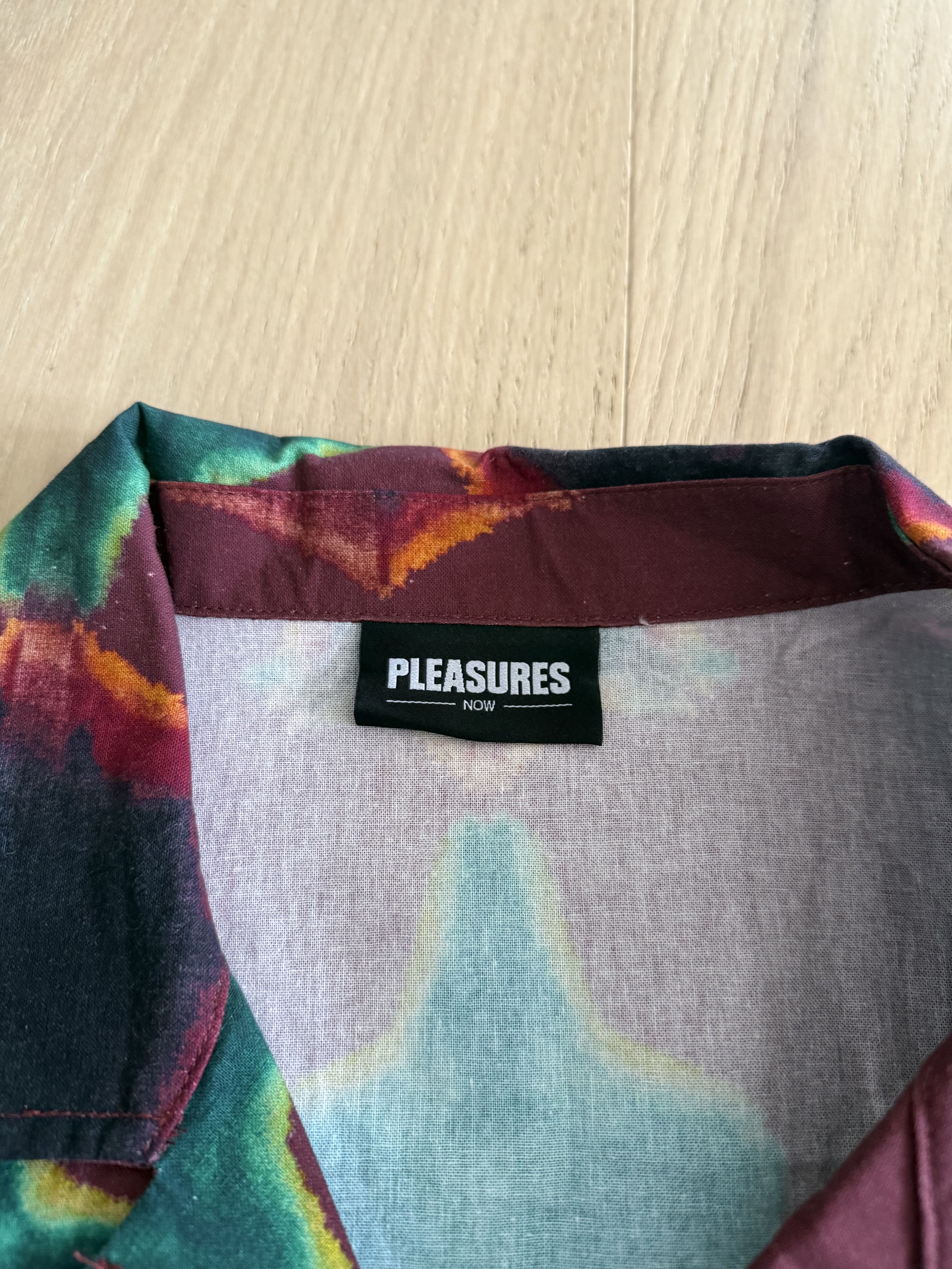 Pleasures Sulfur Short Sleeve Button Down Shirt Size US L / EU 52-54 / 3 - 4 Thumbnail